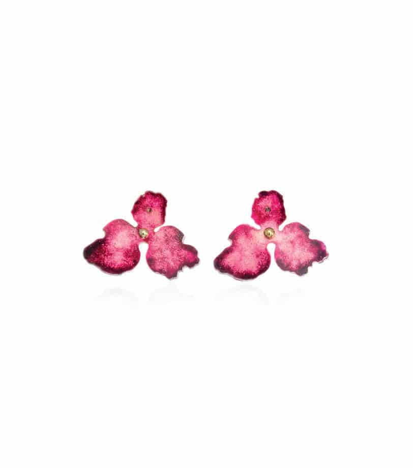 Aretes Orquídea Mini - miniatura 2