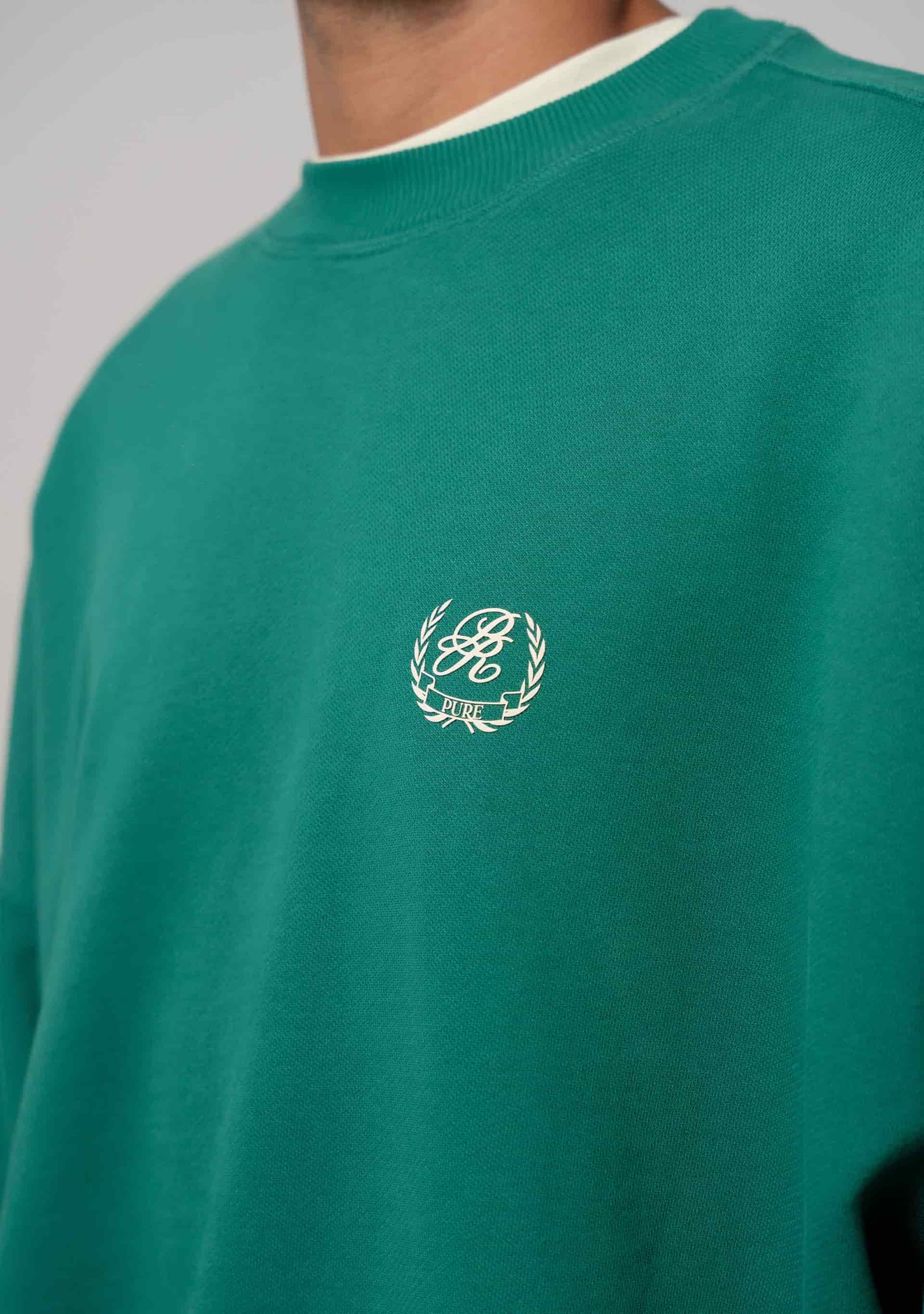 Still Hungry Green Pullover - miniatura 5