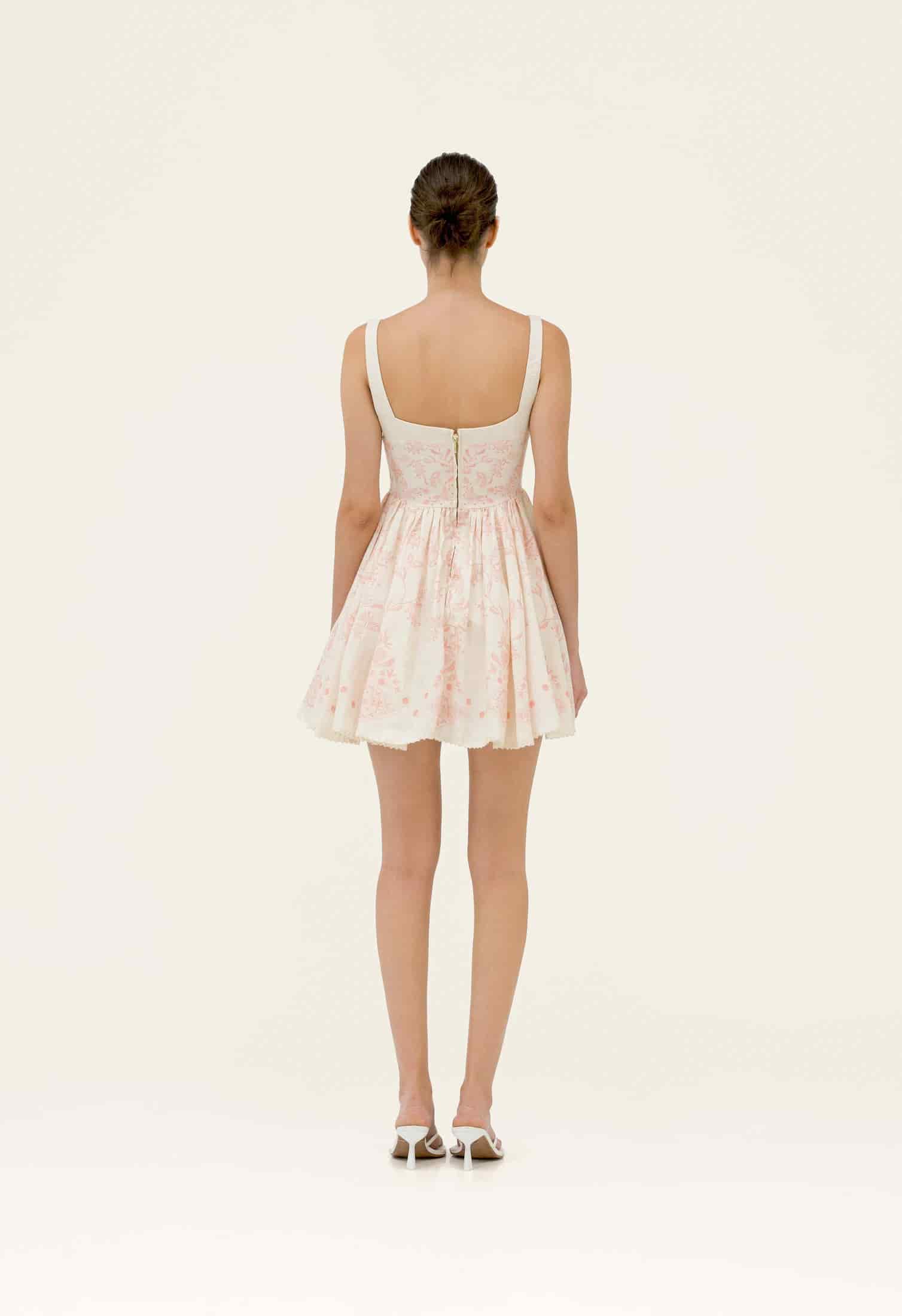 Hierbabuena Floritura Mini Dress - miniatura 4