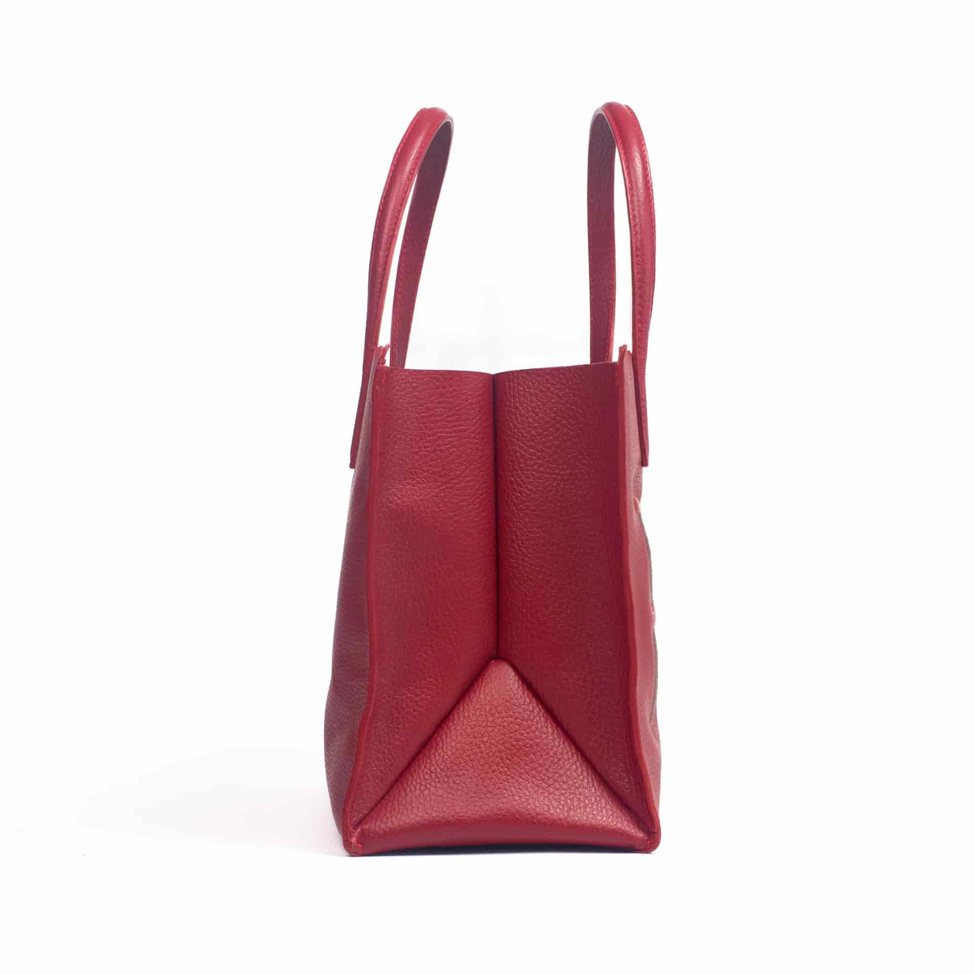 Paper Bag SHORT - Burgundy x Chocolate - miniatura 3