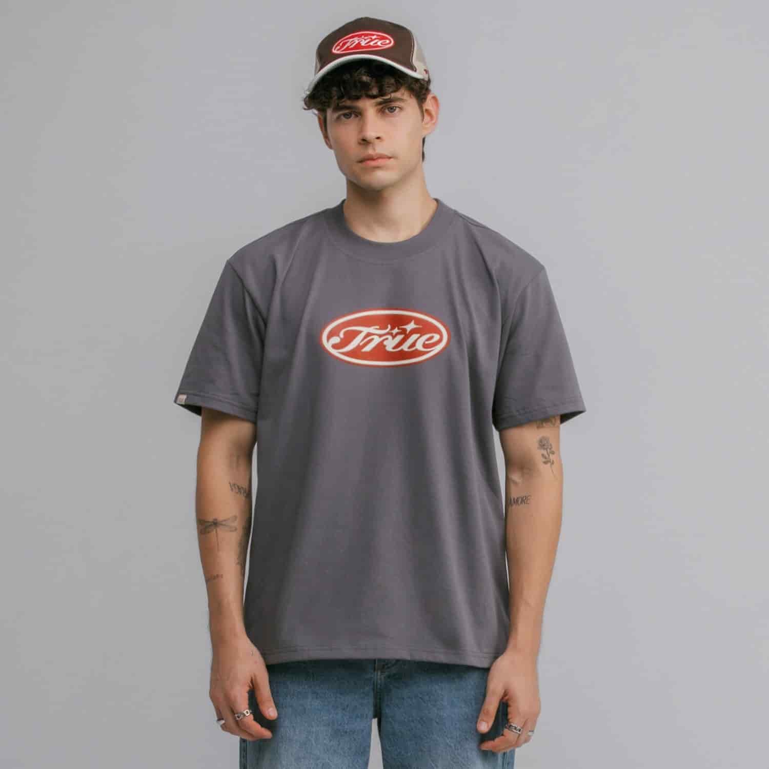 True Stamp T-Shirt - Gray - miniatura 2