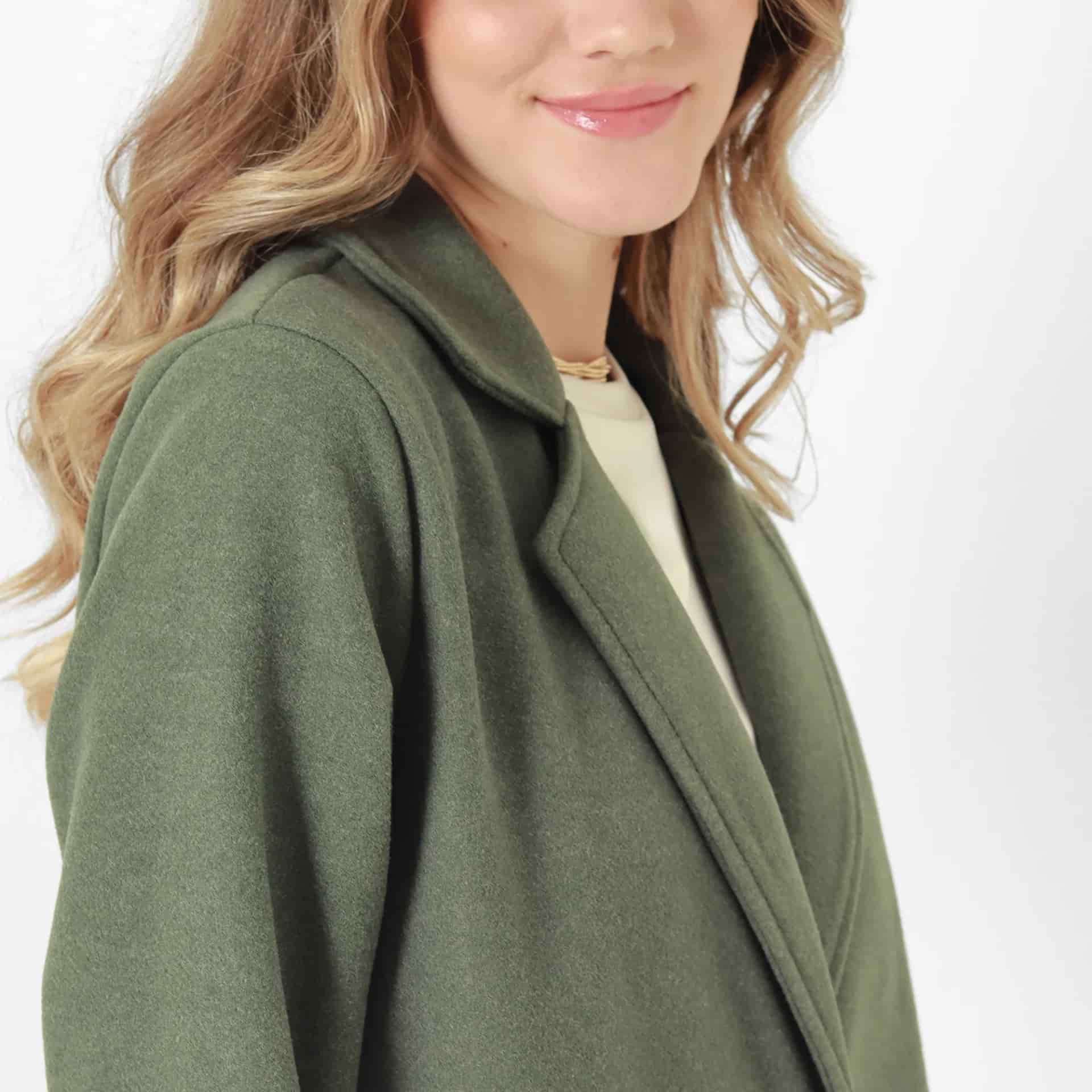 Chaqueta Cuello Solapa Manga Larga - miniatura 4