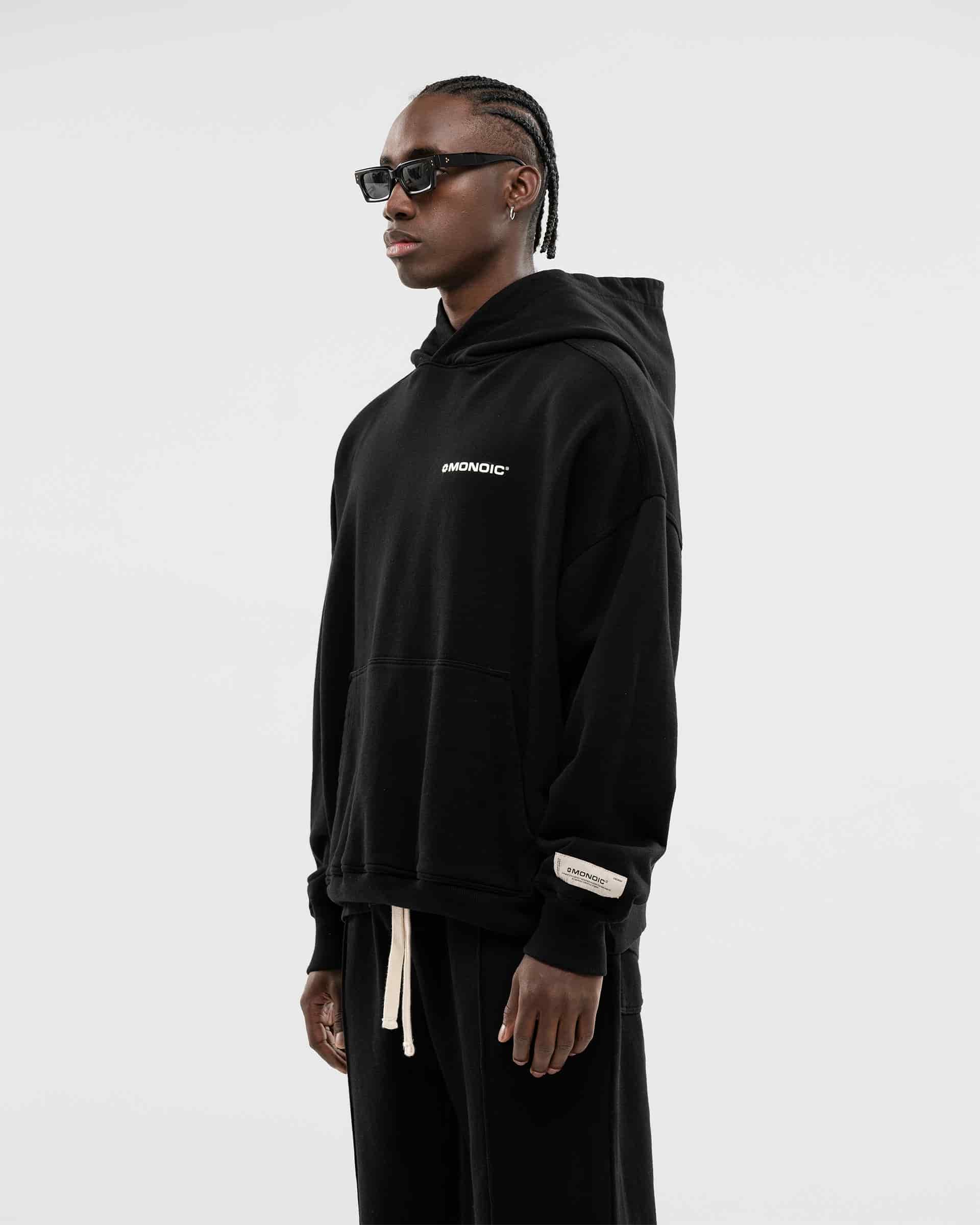 Hoodie Básico V2 - Negro Oscuro - miniatura 2