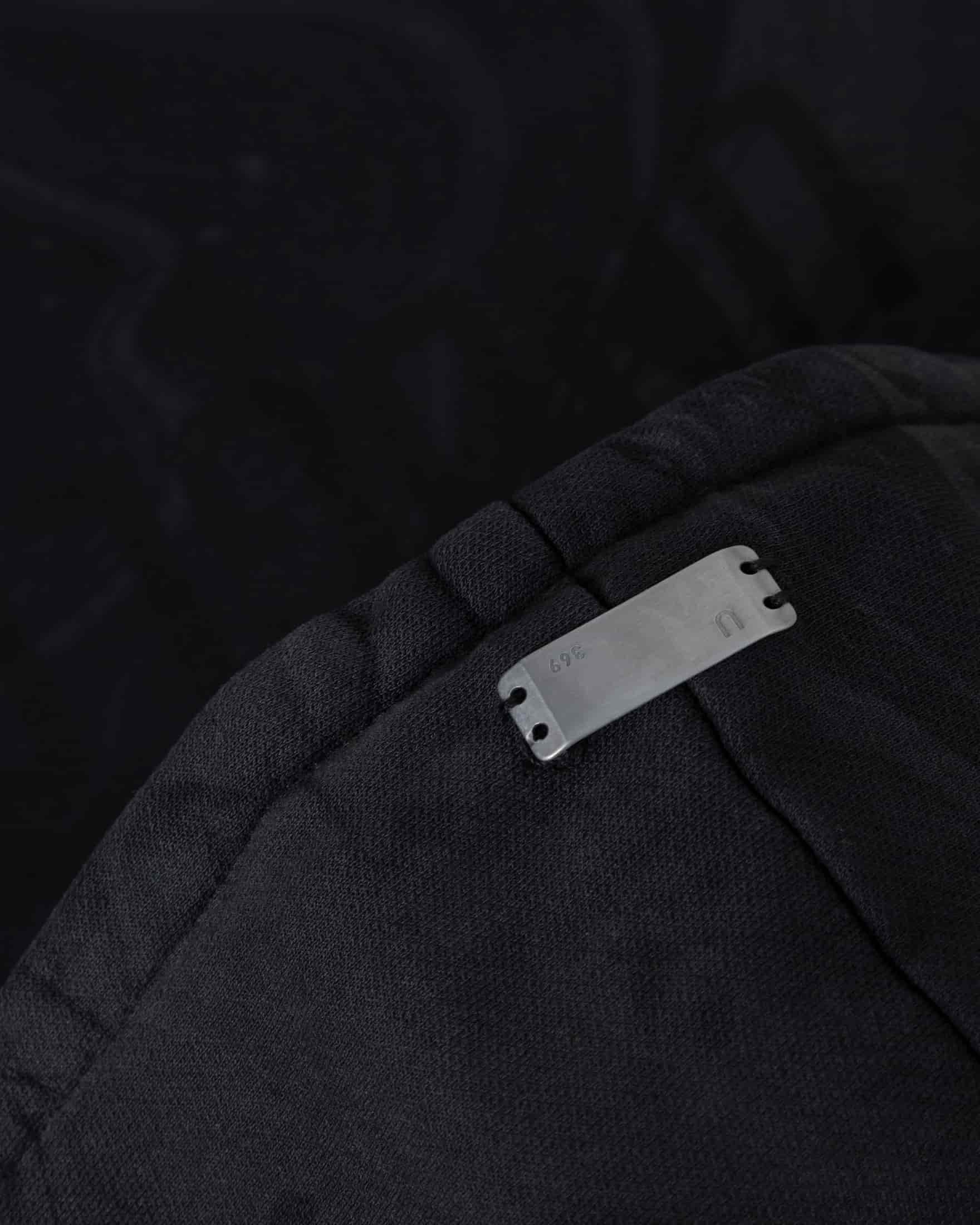 Basics UNDGLD Boxy Hoodie Oiled Black - miniatura 6