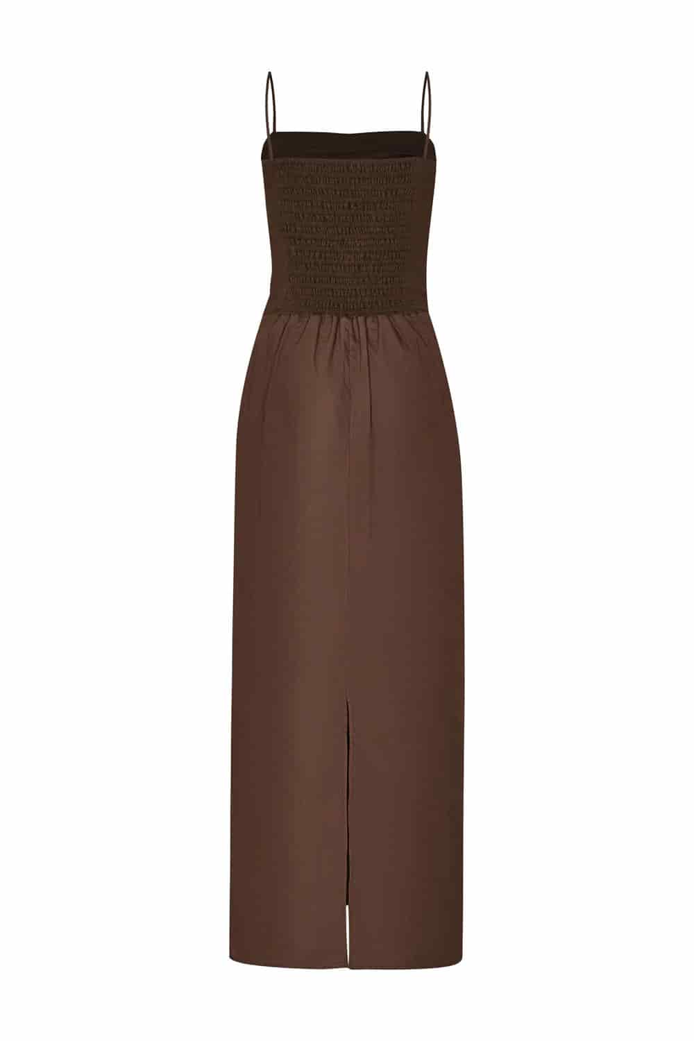 Vestido cacao bordado brown - miniatura 5