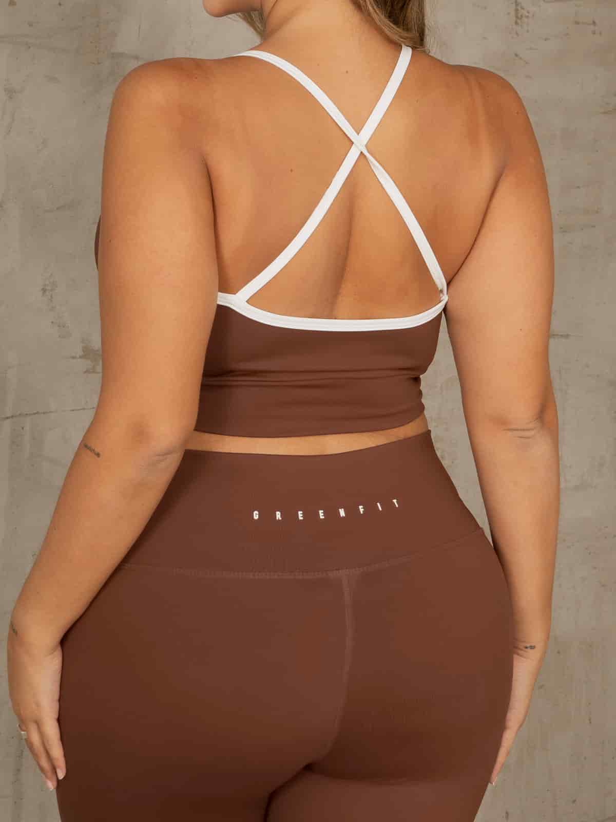 Palmas leggins set cafe talla plus - miniatura 3