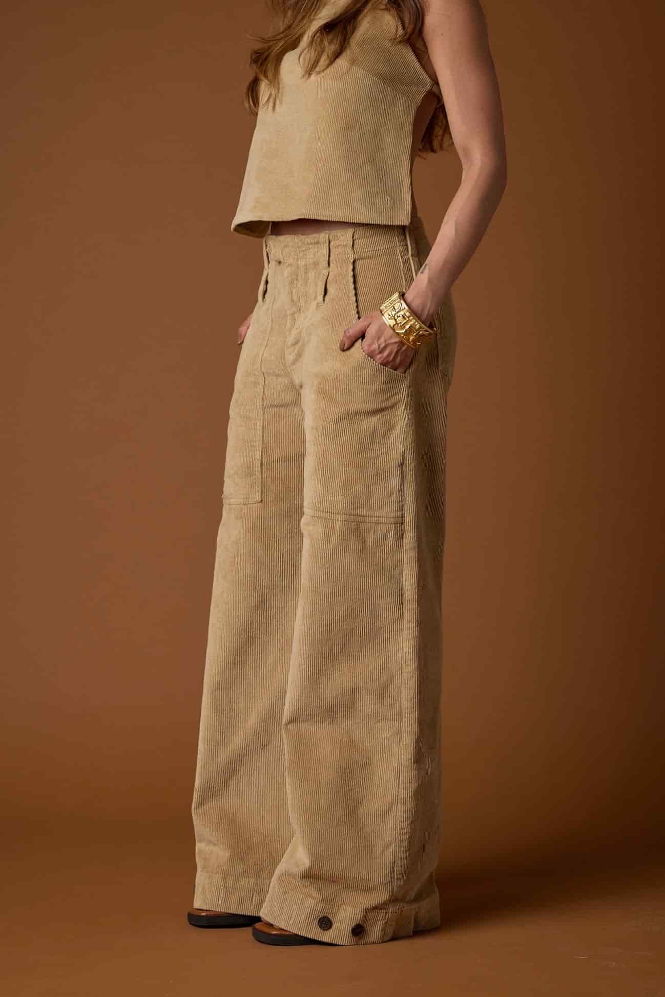 Pantalón Passo Corduroy | Camel - miniatura 7