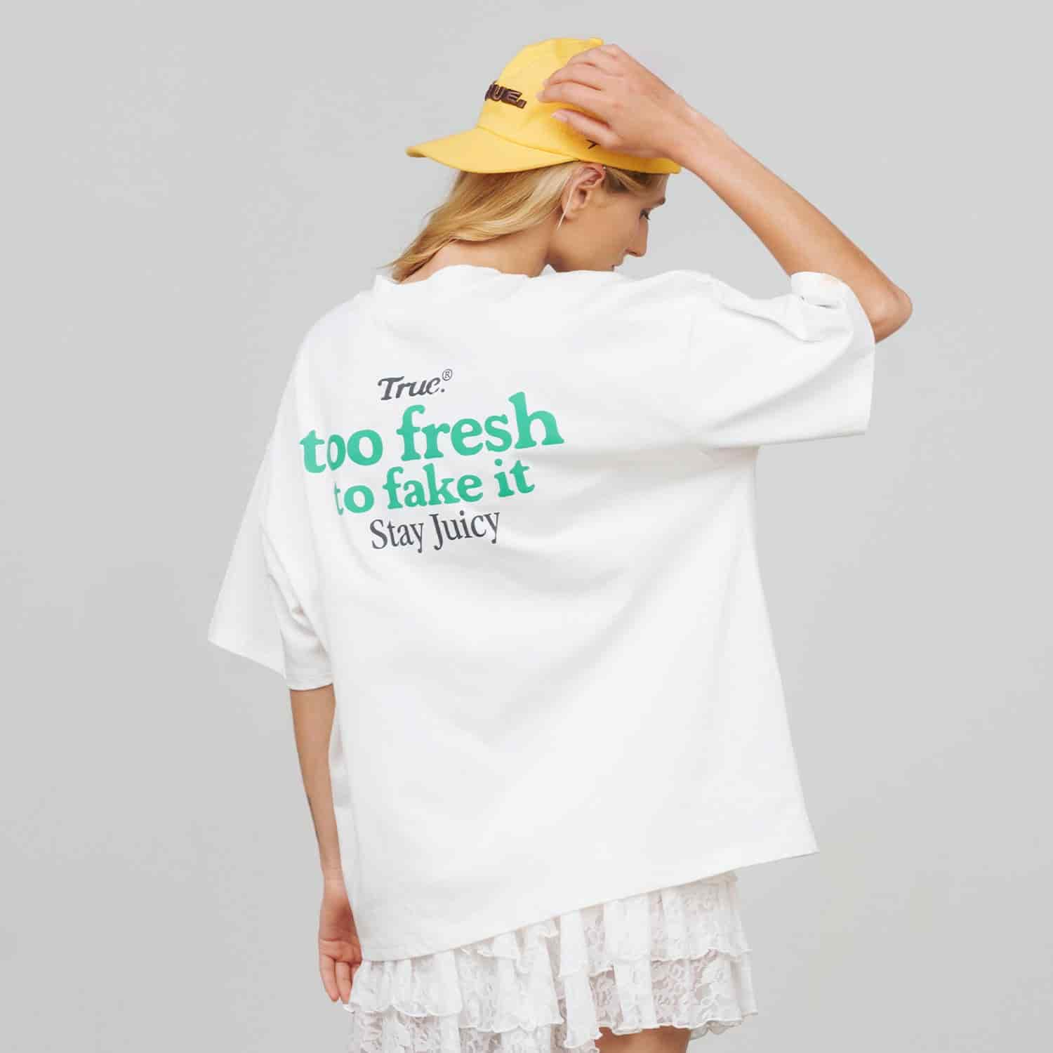 Juicy Boxy Tee - Cream - miniatura 6