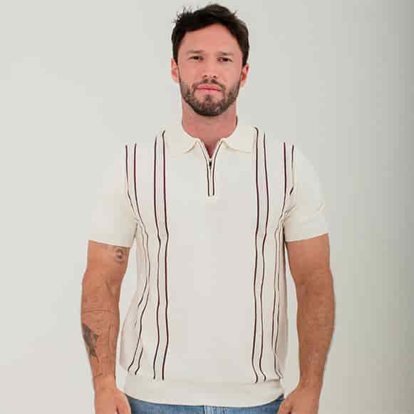 SUETER POLO MODA TEJIDO CON CORREDERA HO - miniatura 6