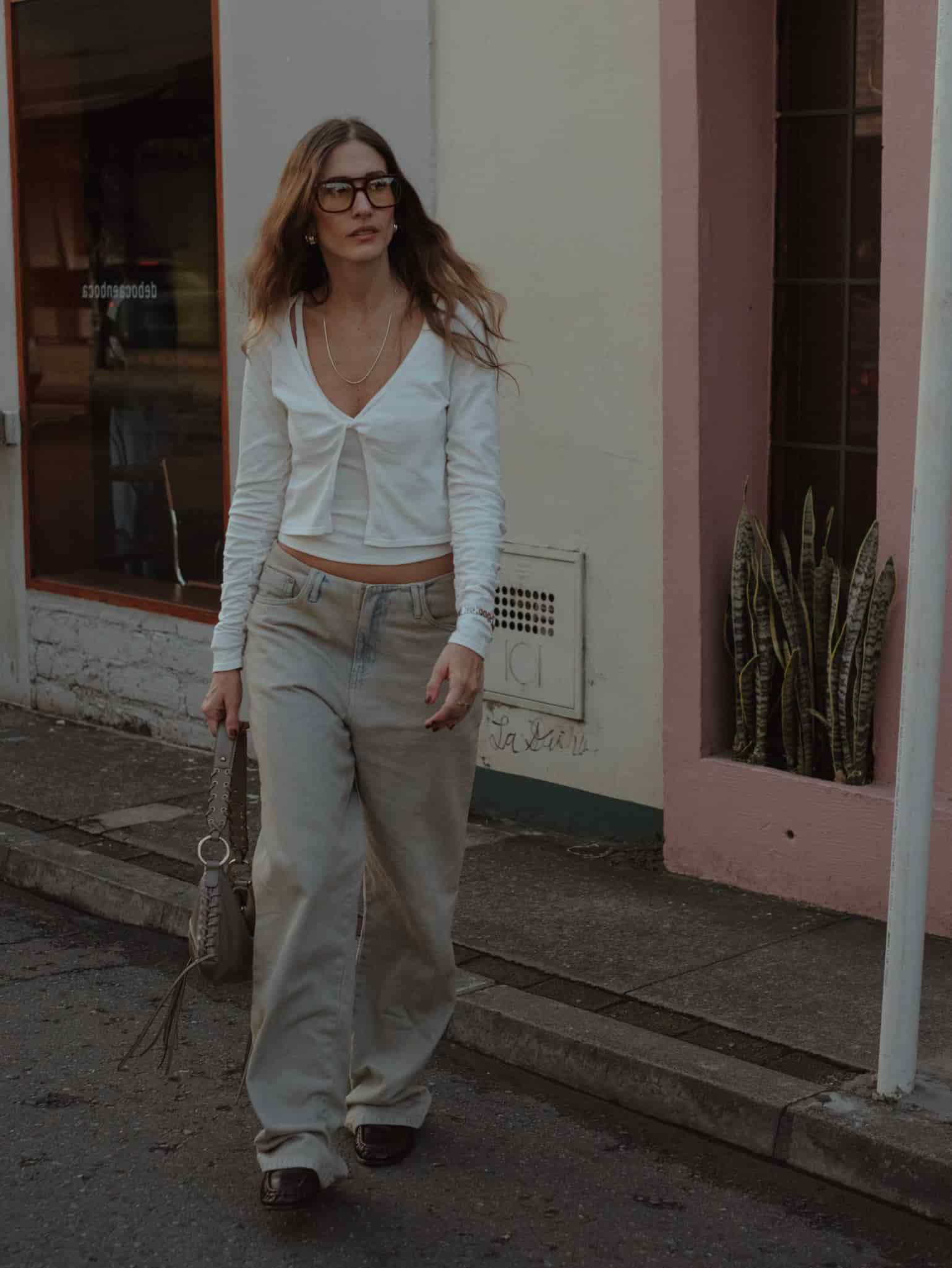 NEW WAISTLESS JEAN - DIRTY PINK - miniatura 2