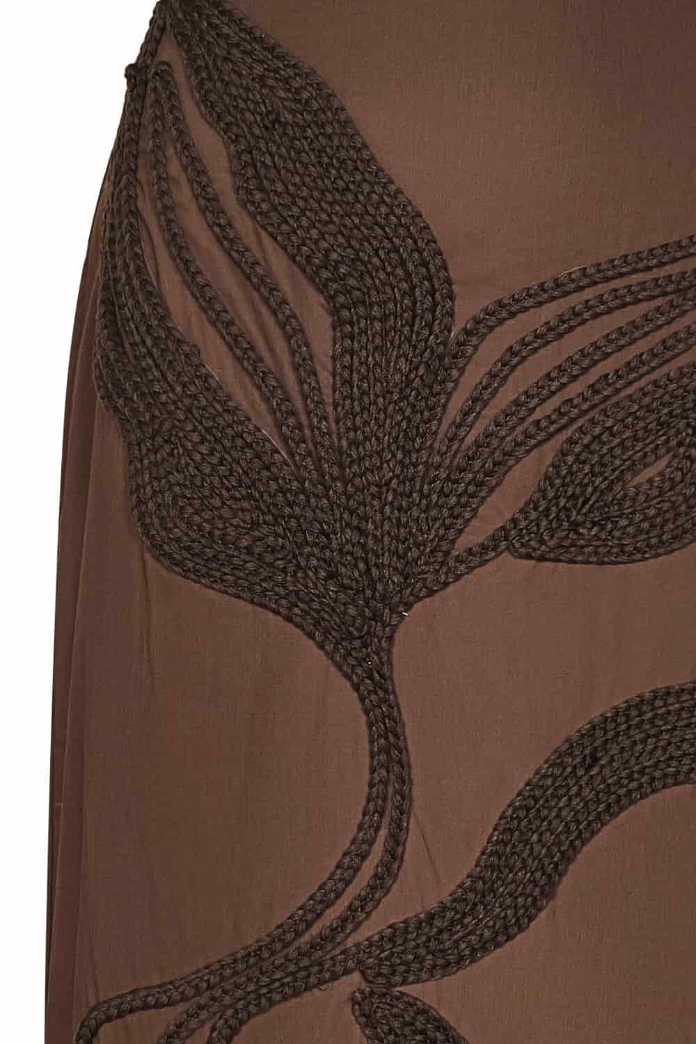 Vestido cacao bordado brown - miniatura 4