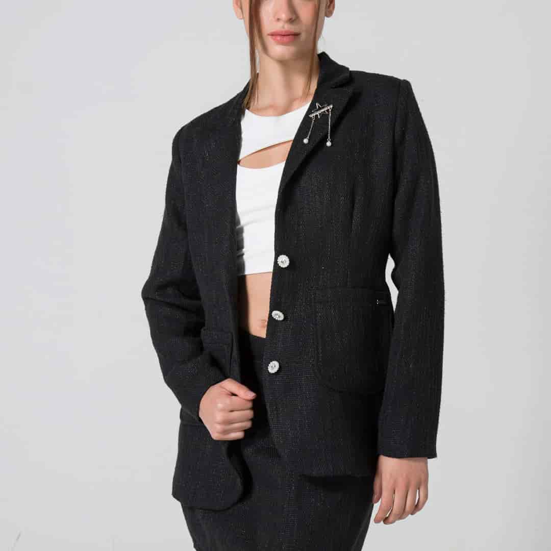 Blazer Regular Cuello Solapa Kiss - miniatura 34