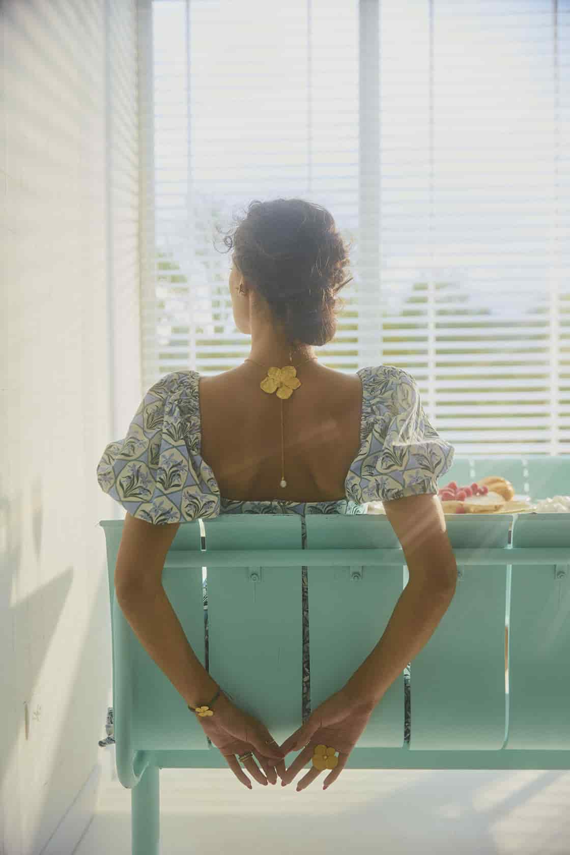 COLLAR VANDA CON PERLA - miniatura 3