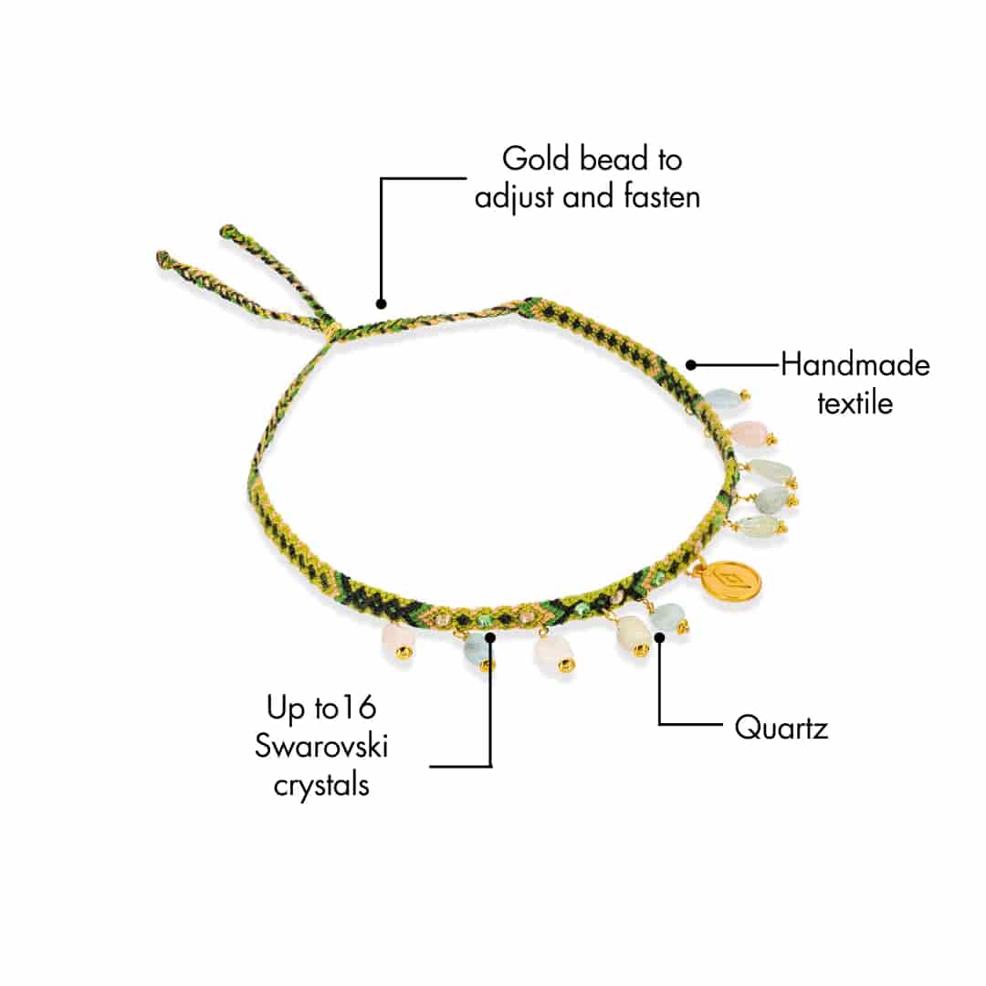 Choker Wayuu Kalepsu | Nature Green - miniatura 7