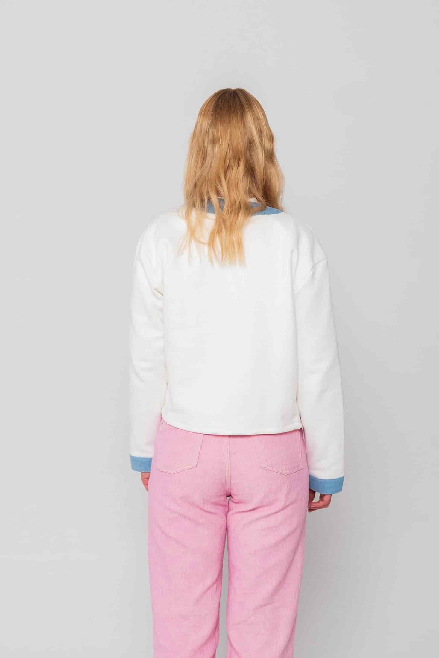 Twisted Sweater (White) - miniatura 5