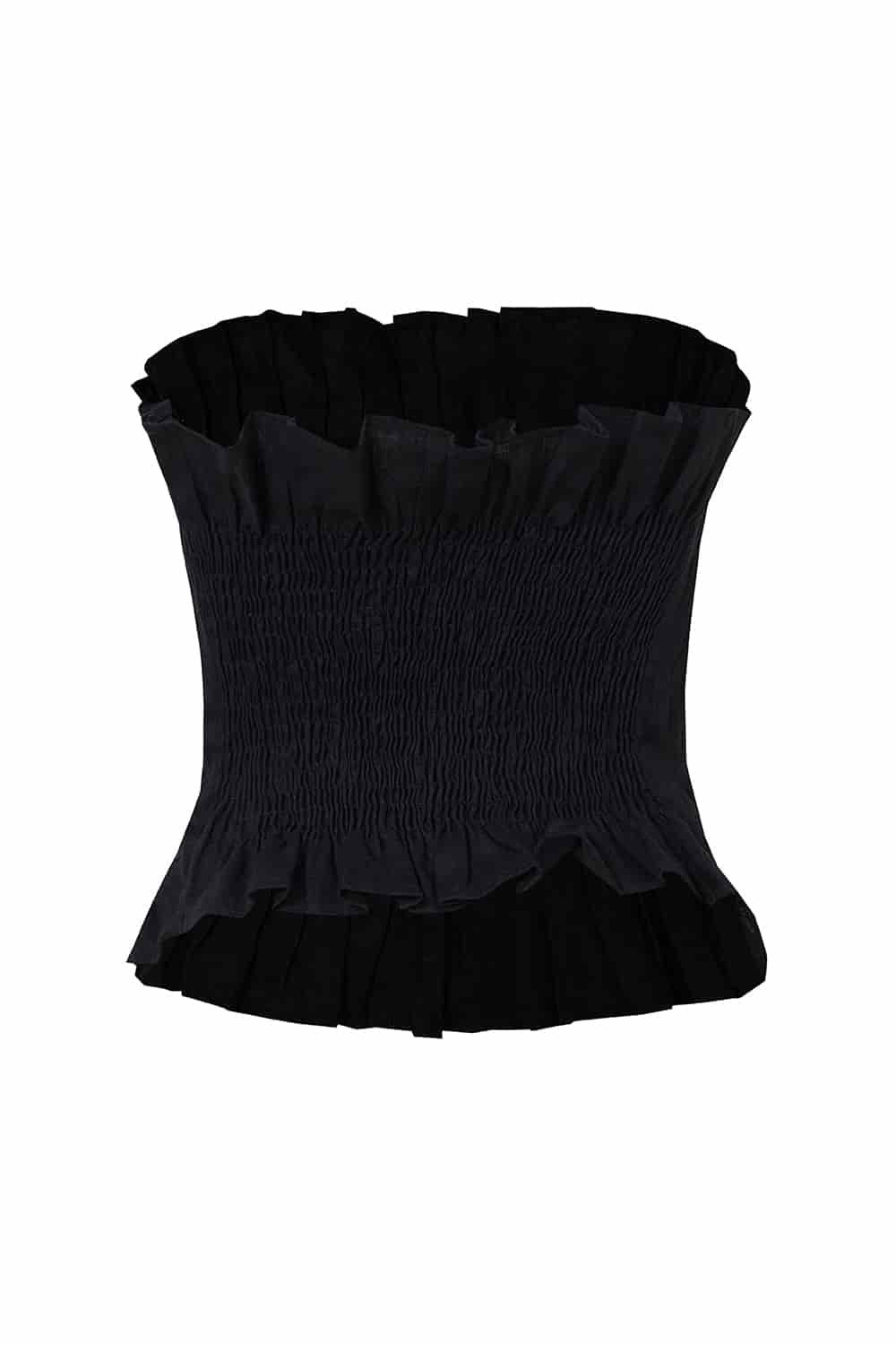 Crop top chiara negro - miniatura 3