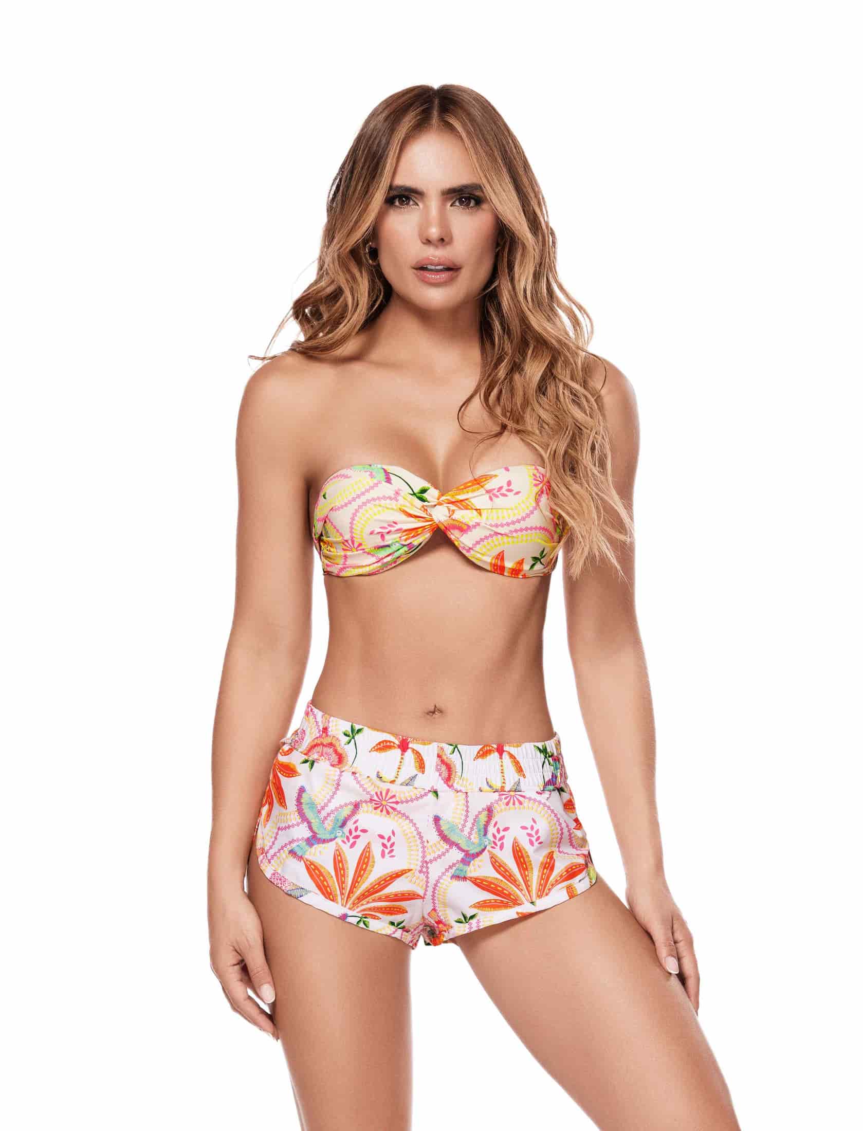 SALIDA DE BAÑO SHORT 45675 - TELA DE SECADO RÁPIDO - miniatura 2