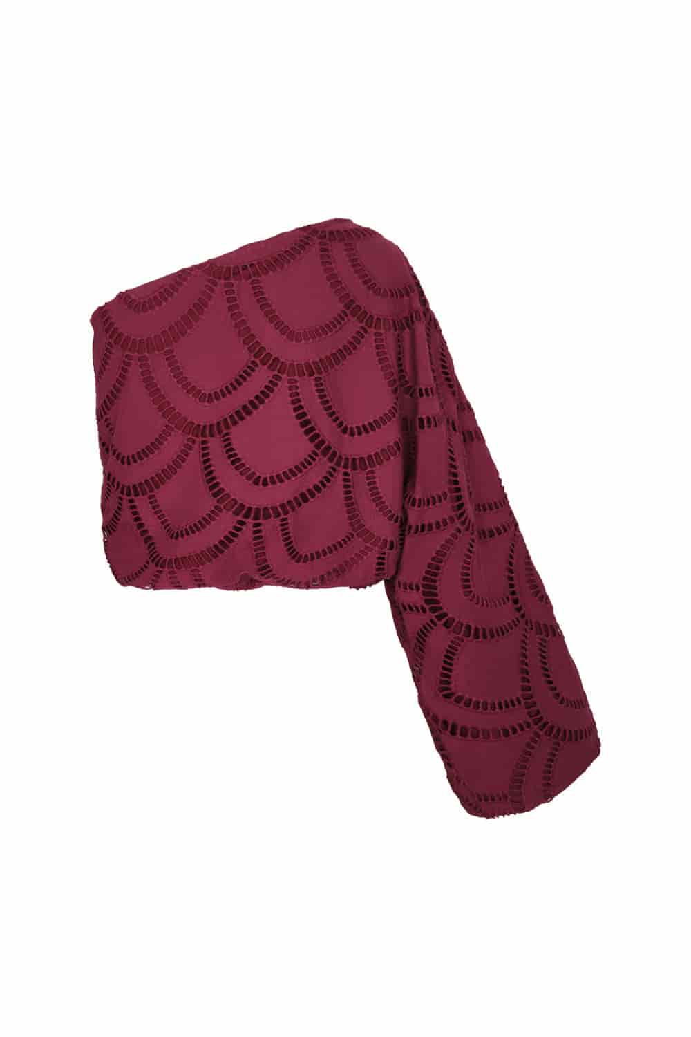 Blusa ayla vinotinto - miniatura 4