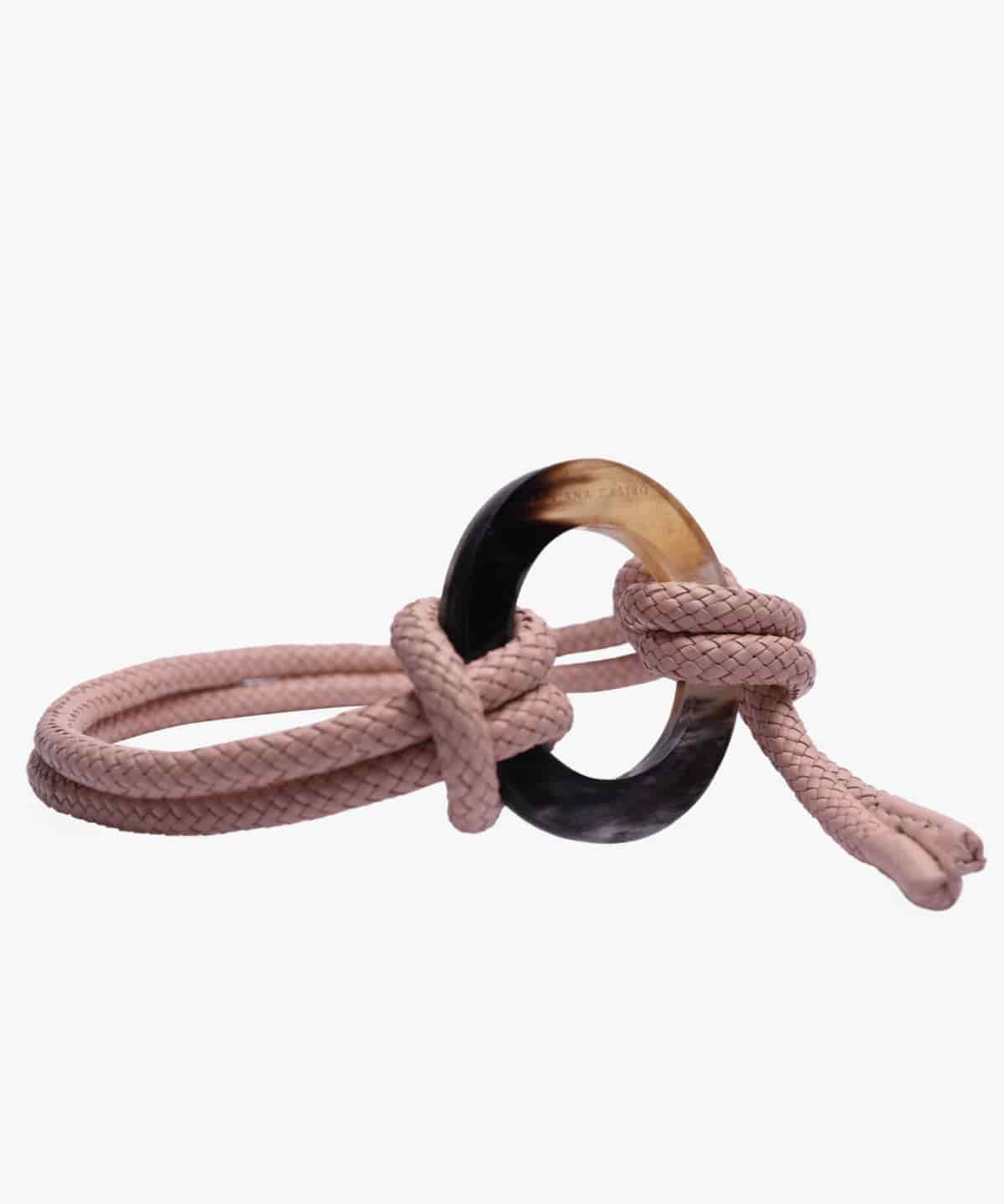 Le Knot Belt in Leather - miniatura 3