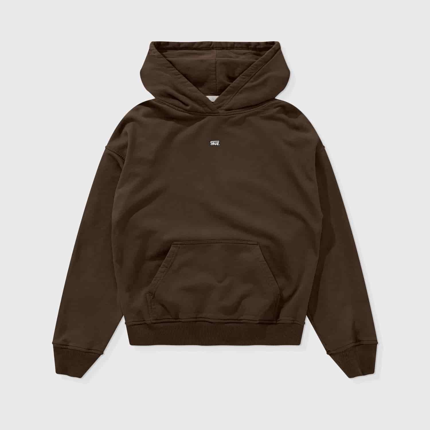 True Classic Hoodie - Brown - miniatura 1