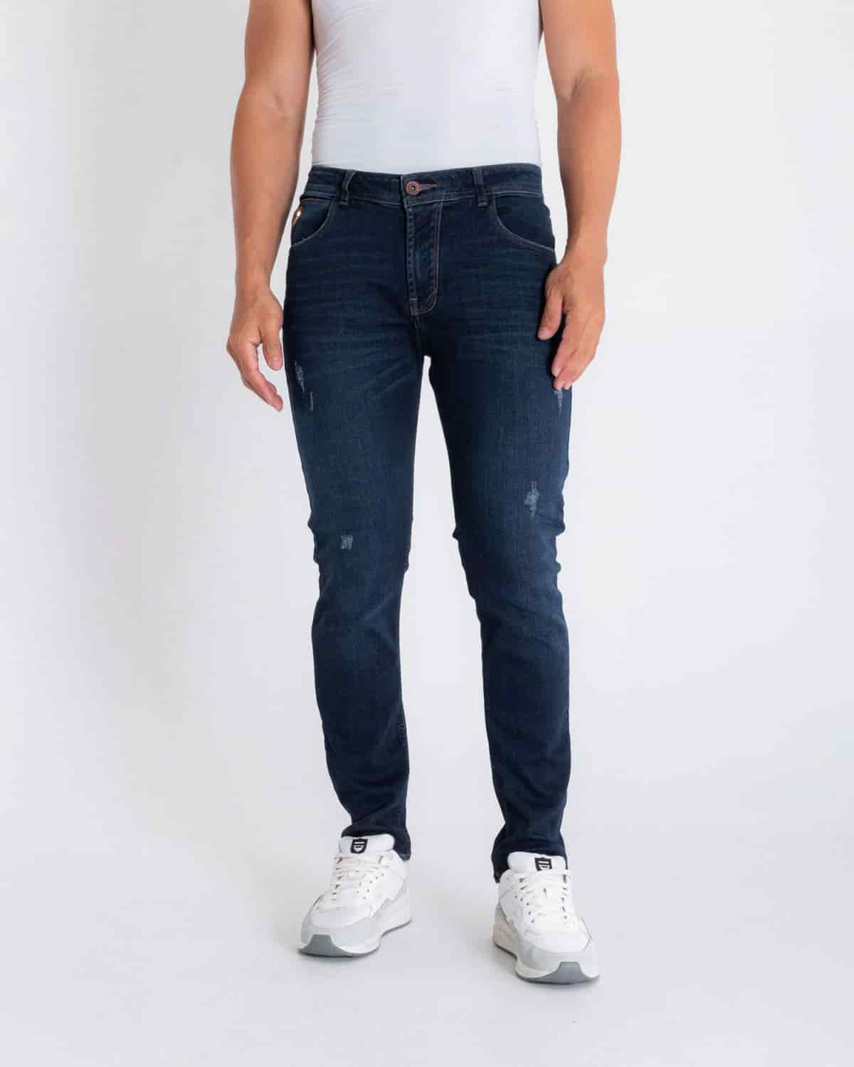 Jean slim tono oscuro para hombre - miniatura 1