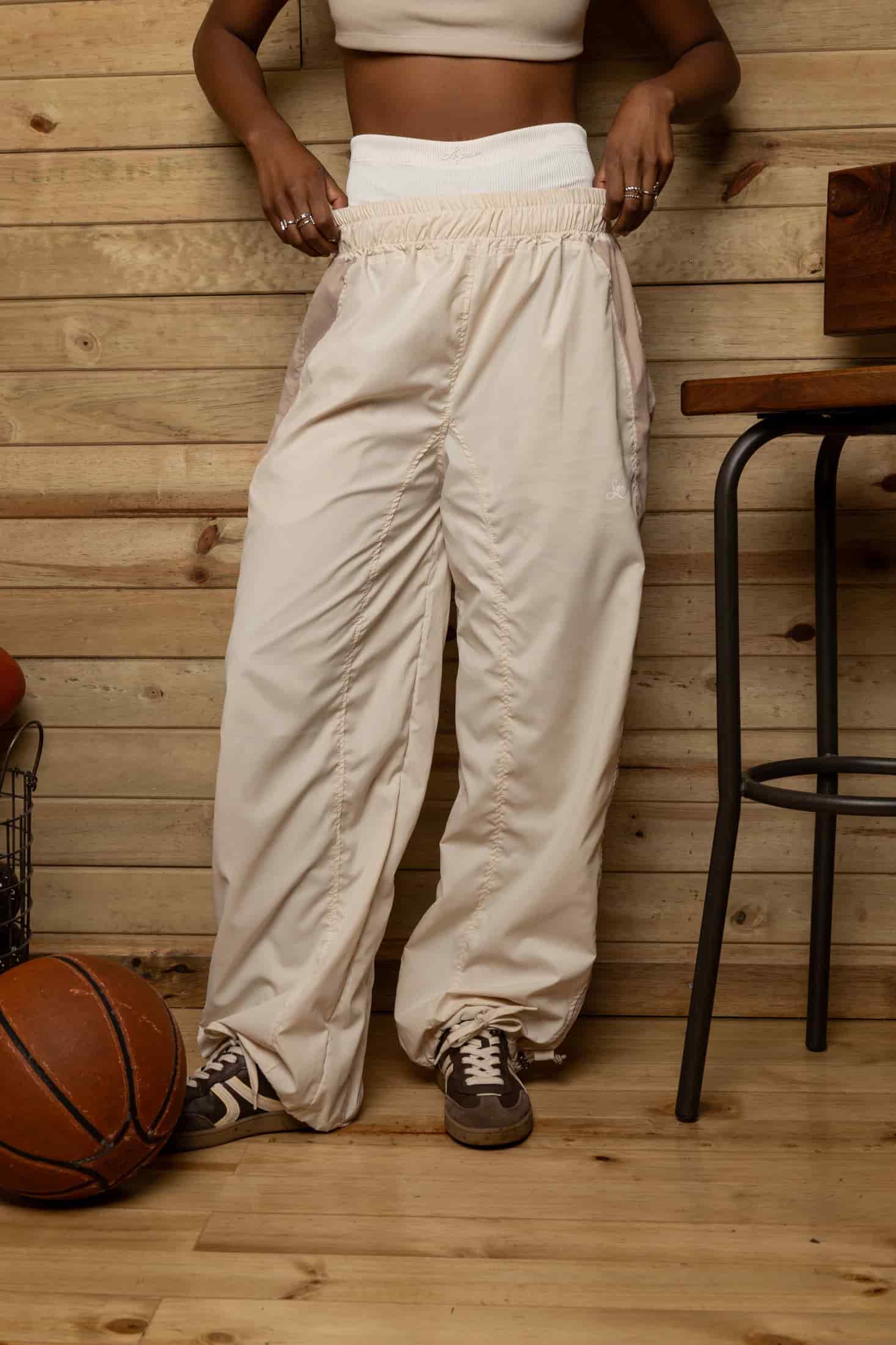Parachute Pants Trust Me-Beige - miniatura 2