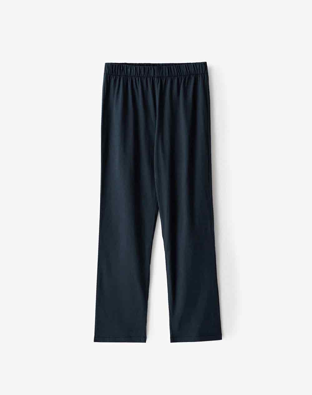 Camisa + pantalón de pijama algodón azul hombre - miniatura 6