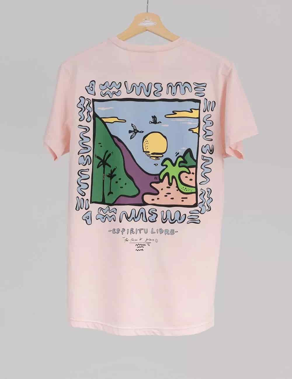 Camiseta Regular Fit Freedom rosado Hombre - miniatura 2
