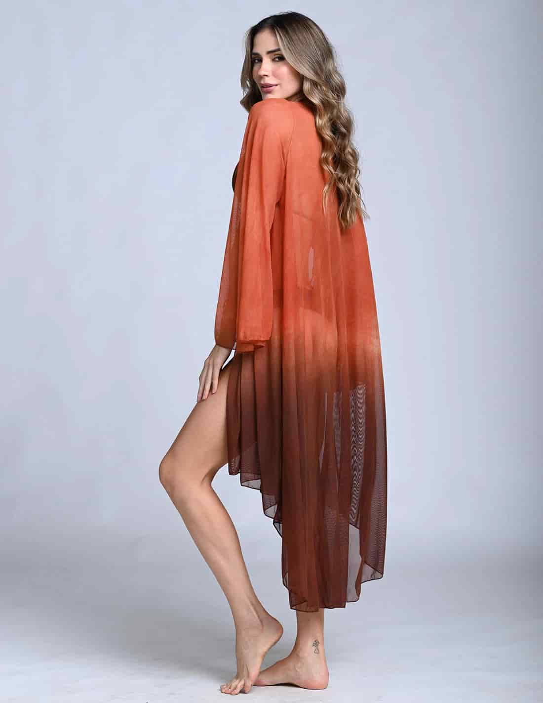 Kimono Hoor Ochre + Brown - miniatura 3