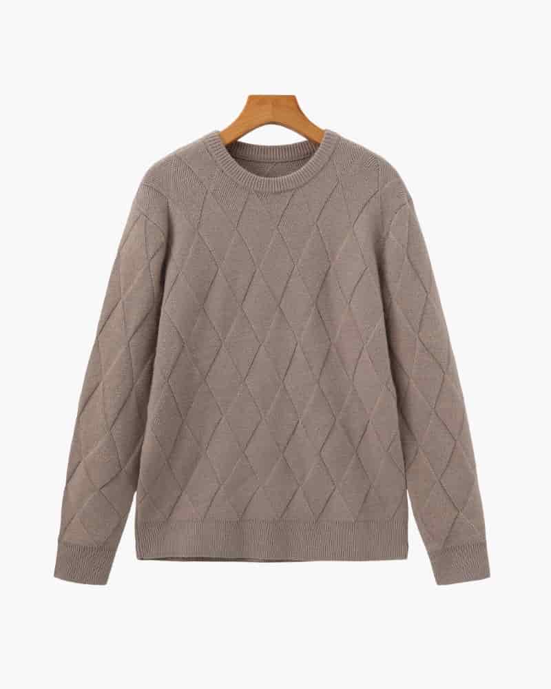 Diamond Knit Crewneck Sweater - miniatura 10