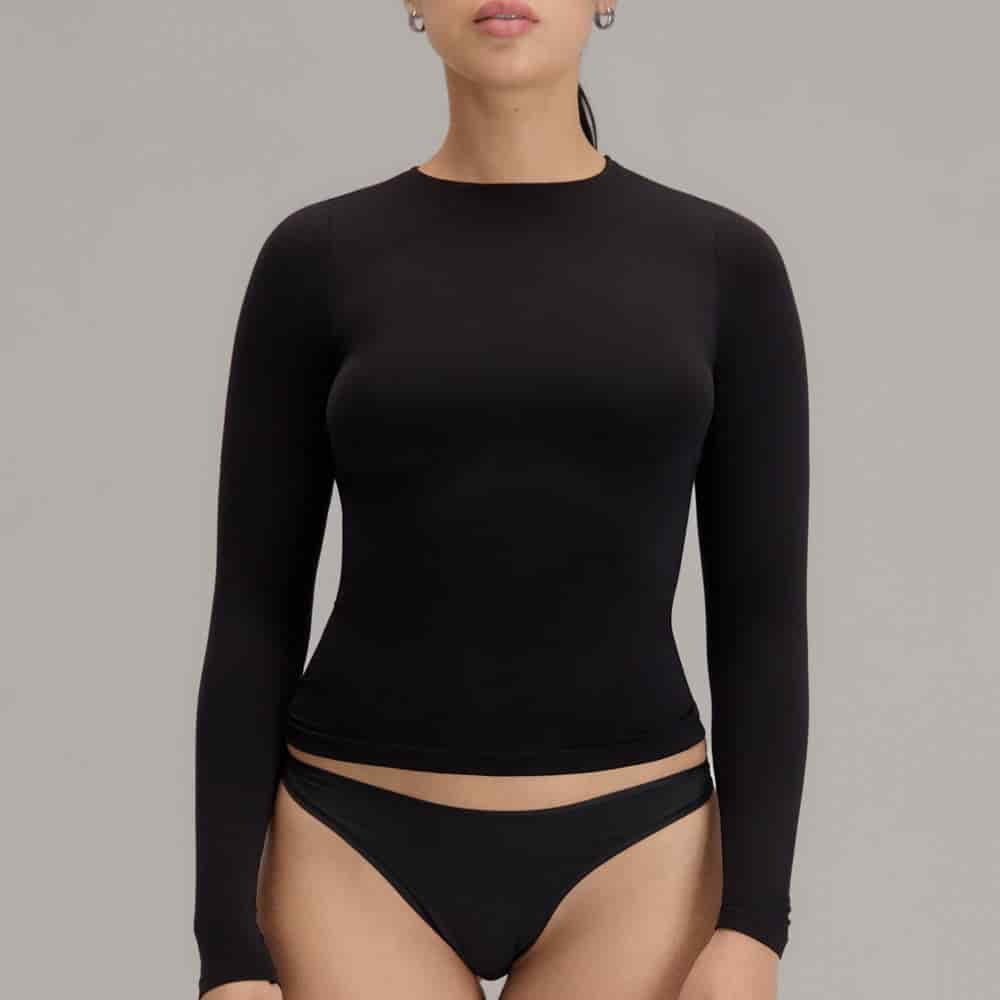 Camiseta para mujer manga larga cuello alto | Lunia - miniatura 4