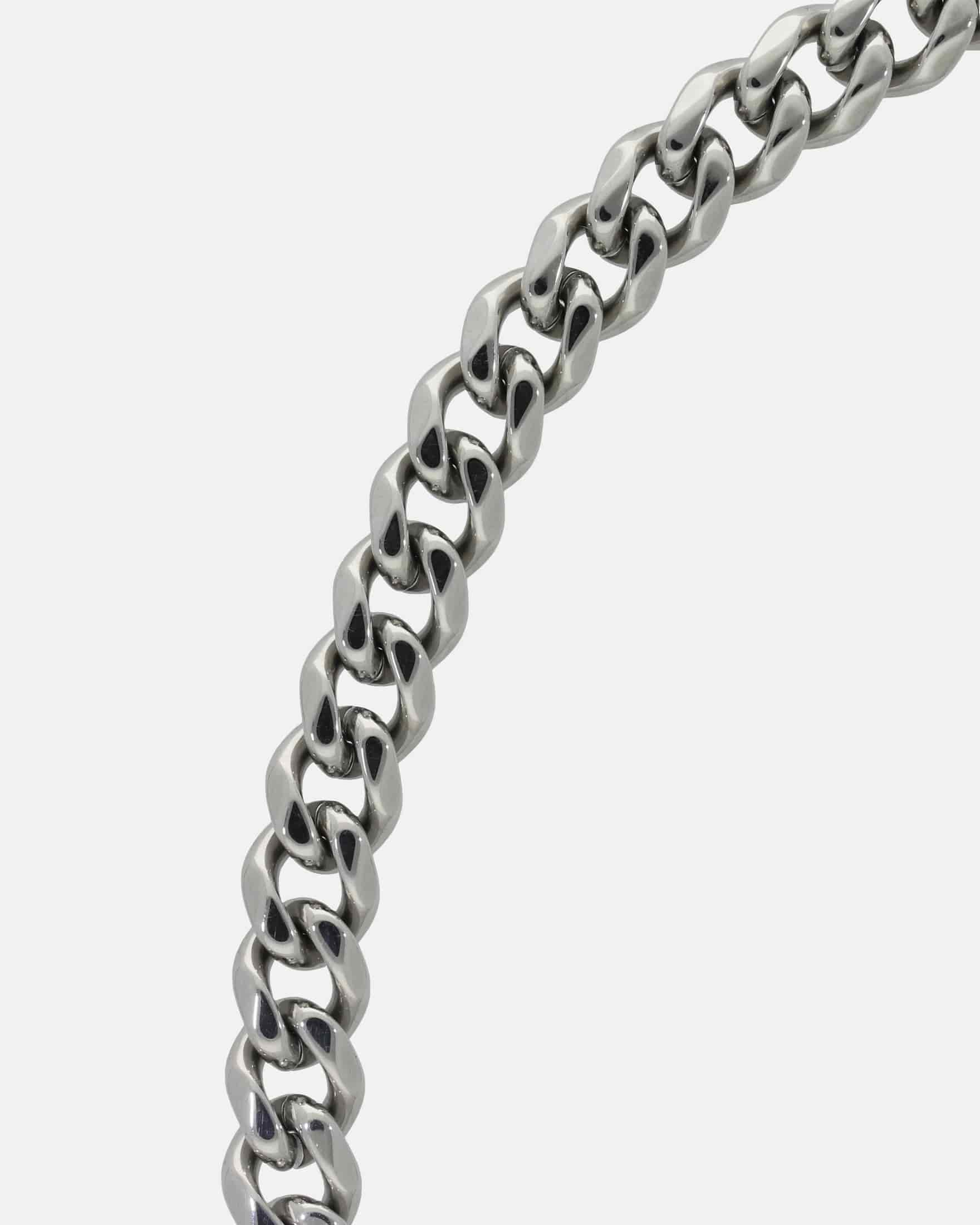 Pulsera Cubana 6 mm (Plateada) - miniatura 4