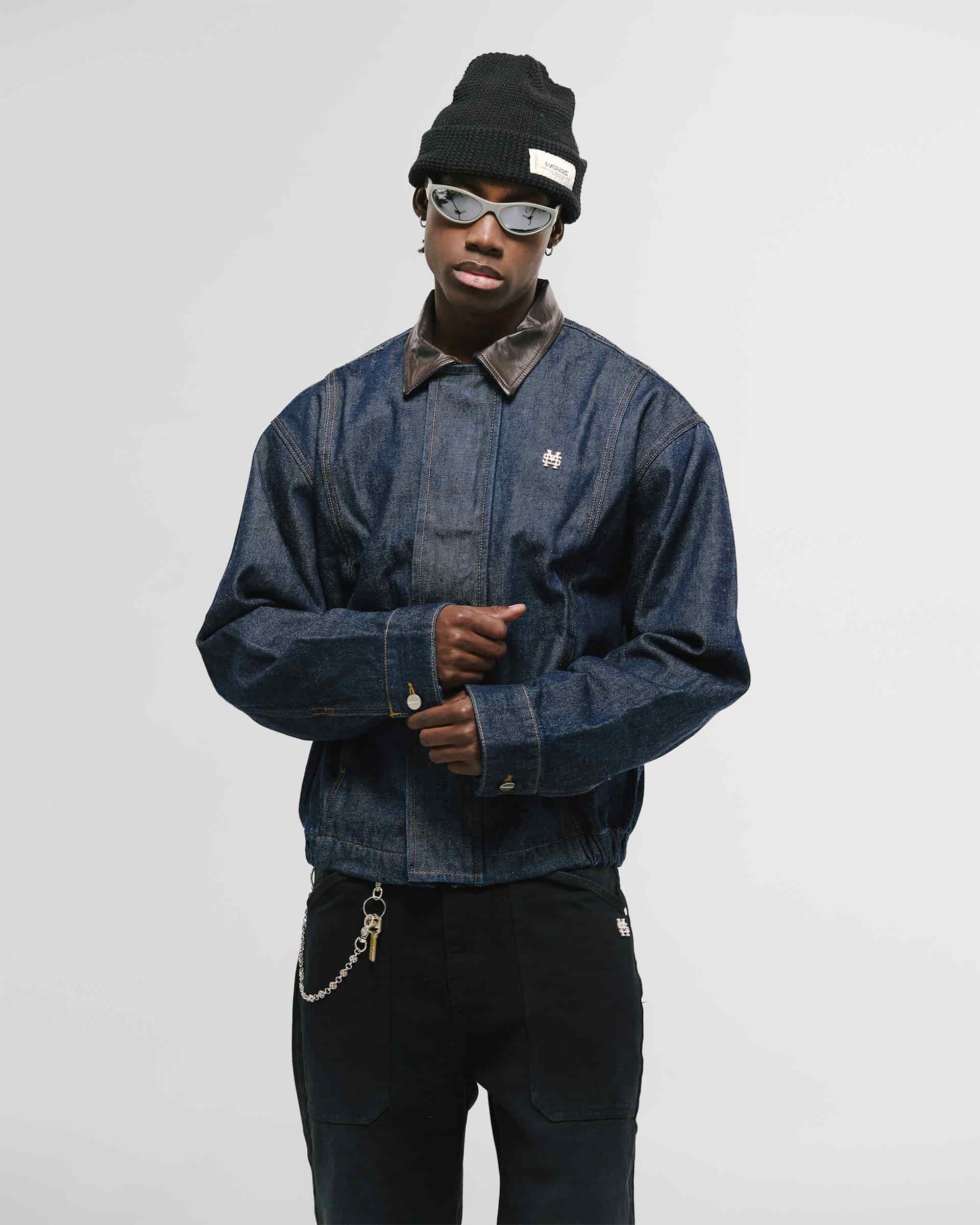 Aviator Denim Jacket - Raw - miniatura 1