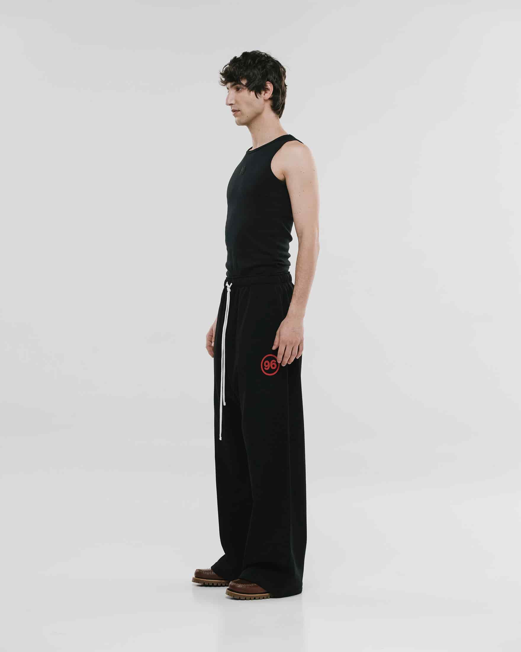 Wide Fit Jogger Sponsors - Negro Oscuro - miniatura 4
