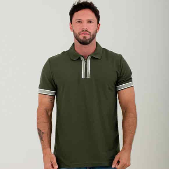 SUETER POLO MODA HOMBRE - miniatura 2