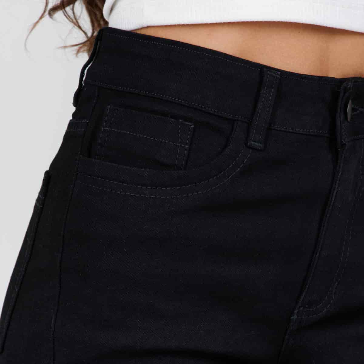 Jean Mom Fit Negro Ax-3003 Licrado - miniatura 4