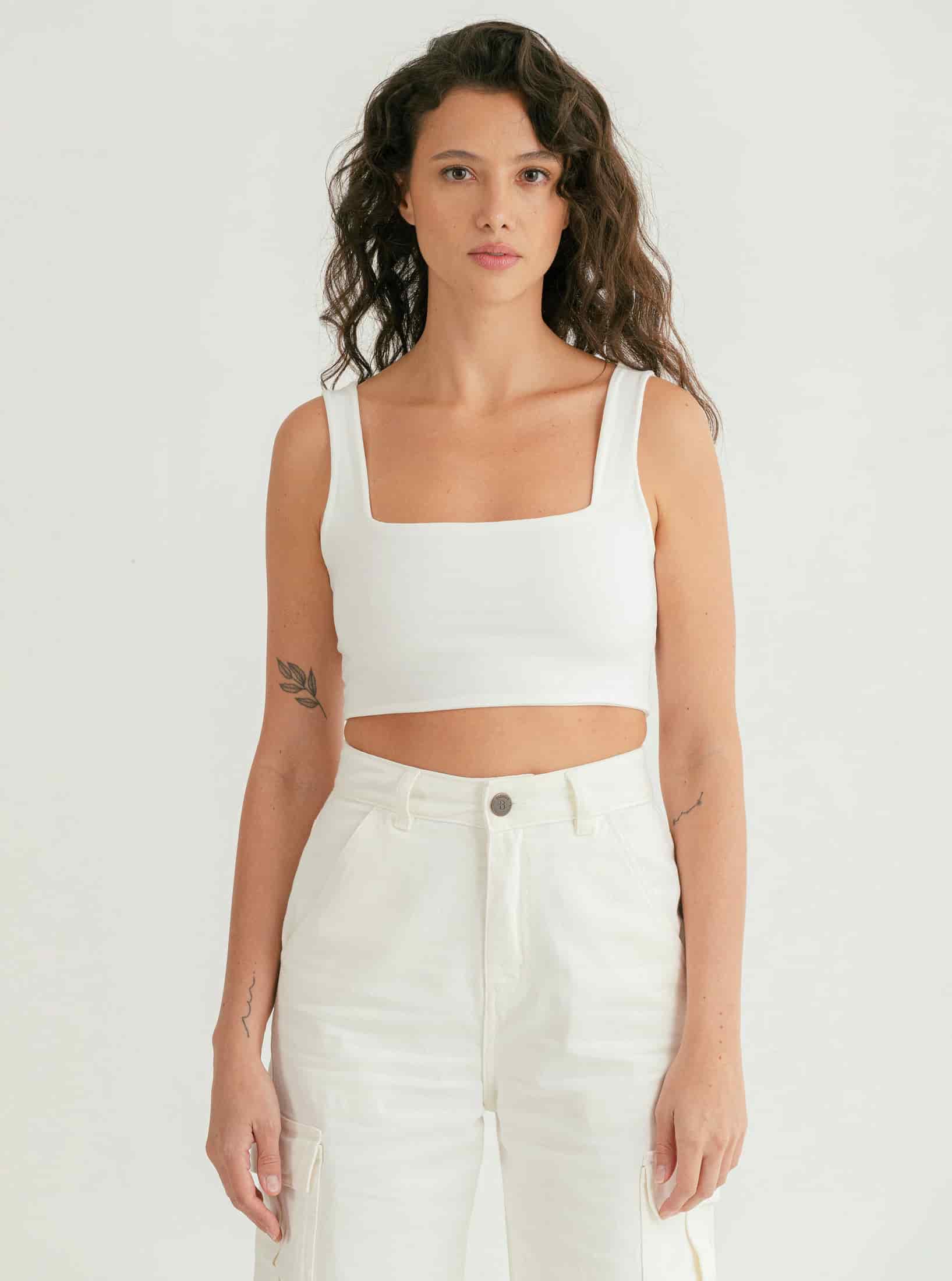 TOP RECTO SIGILO IVORY - miniatura 2