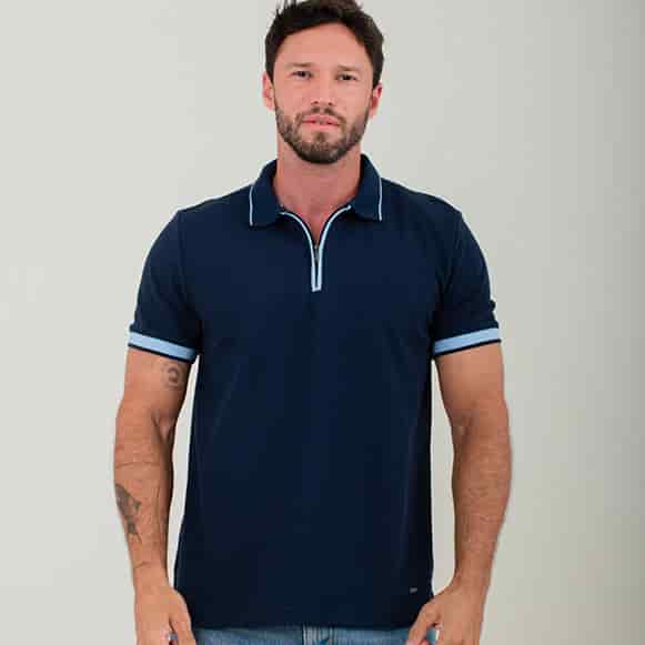 SUETER POLO MODA HOMBRE - miniatura 2