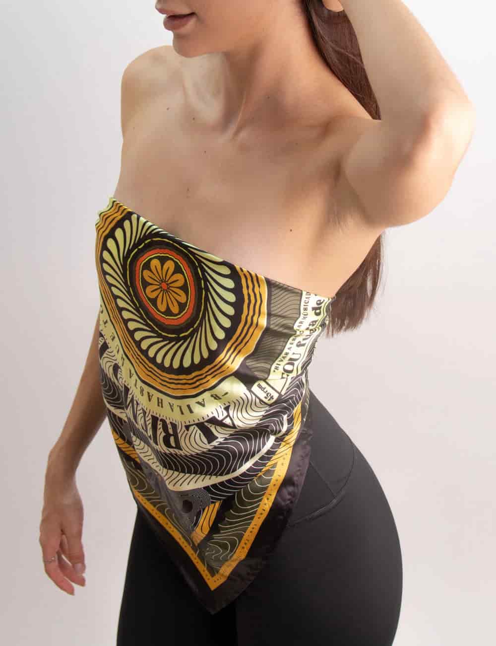 Pañoleta al ritmo de medallo multicolor Unisex - miniatura 3