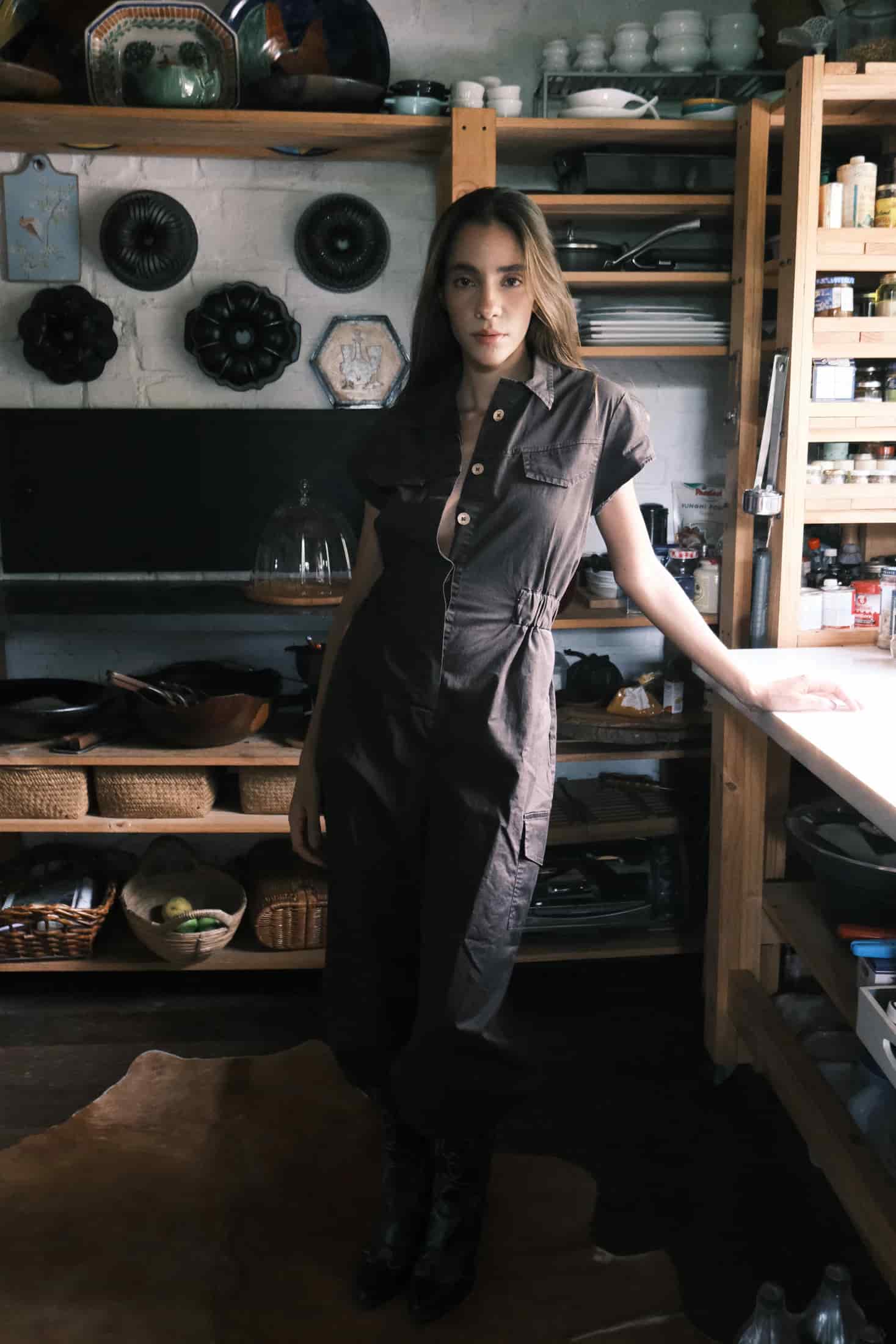 Organic Cotton Cargo Jumpsuit - miniatura 12