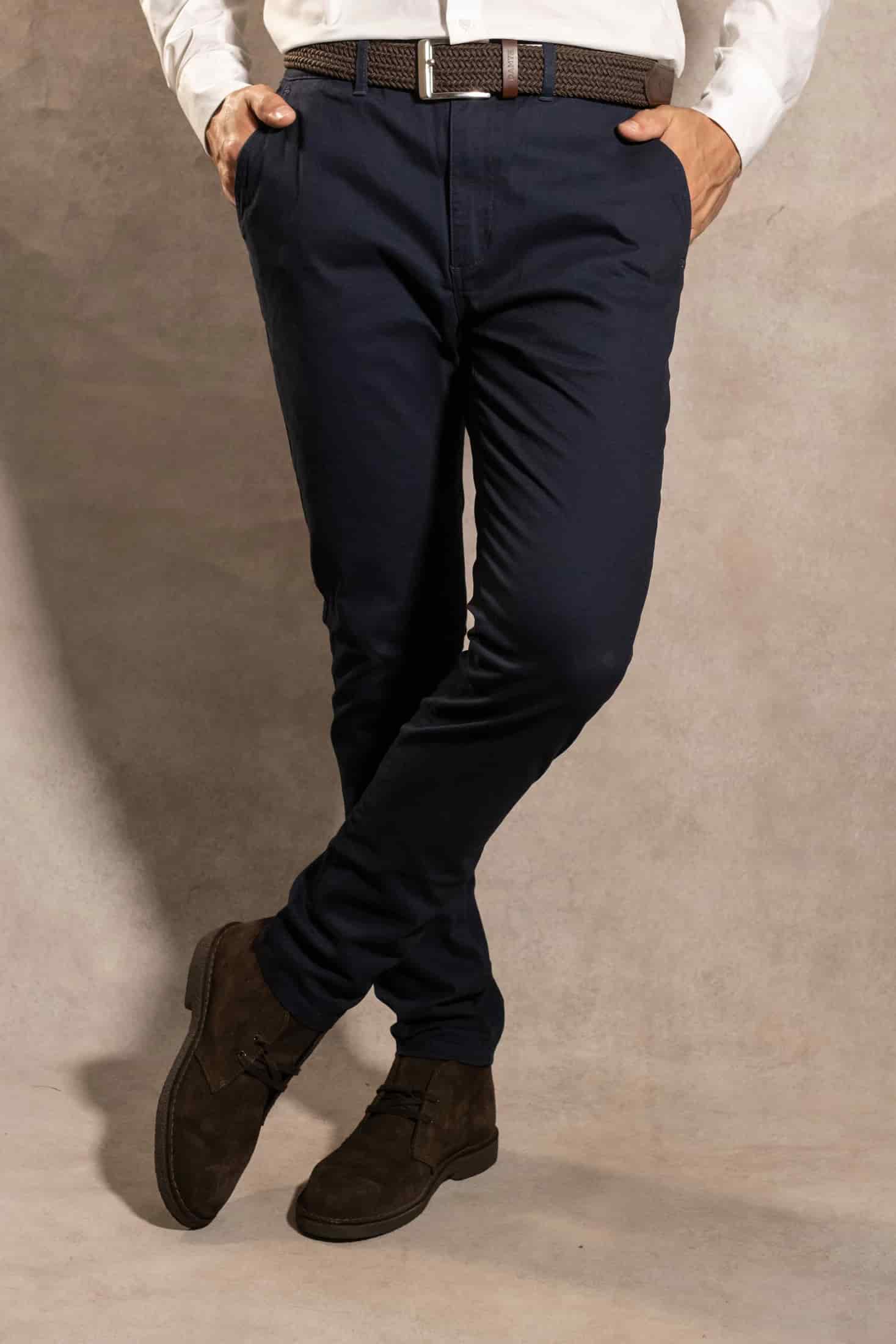 Pantalon Elastico Azul Navy - miniatura 1