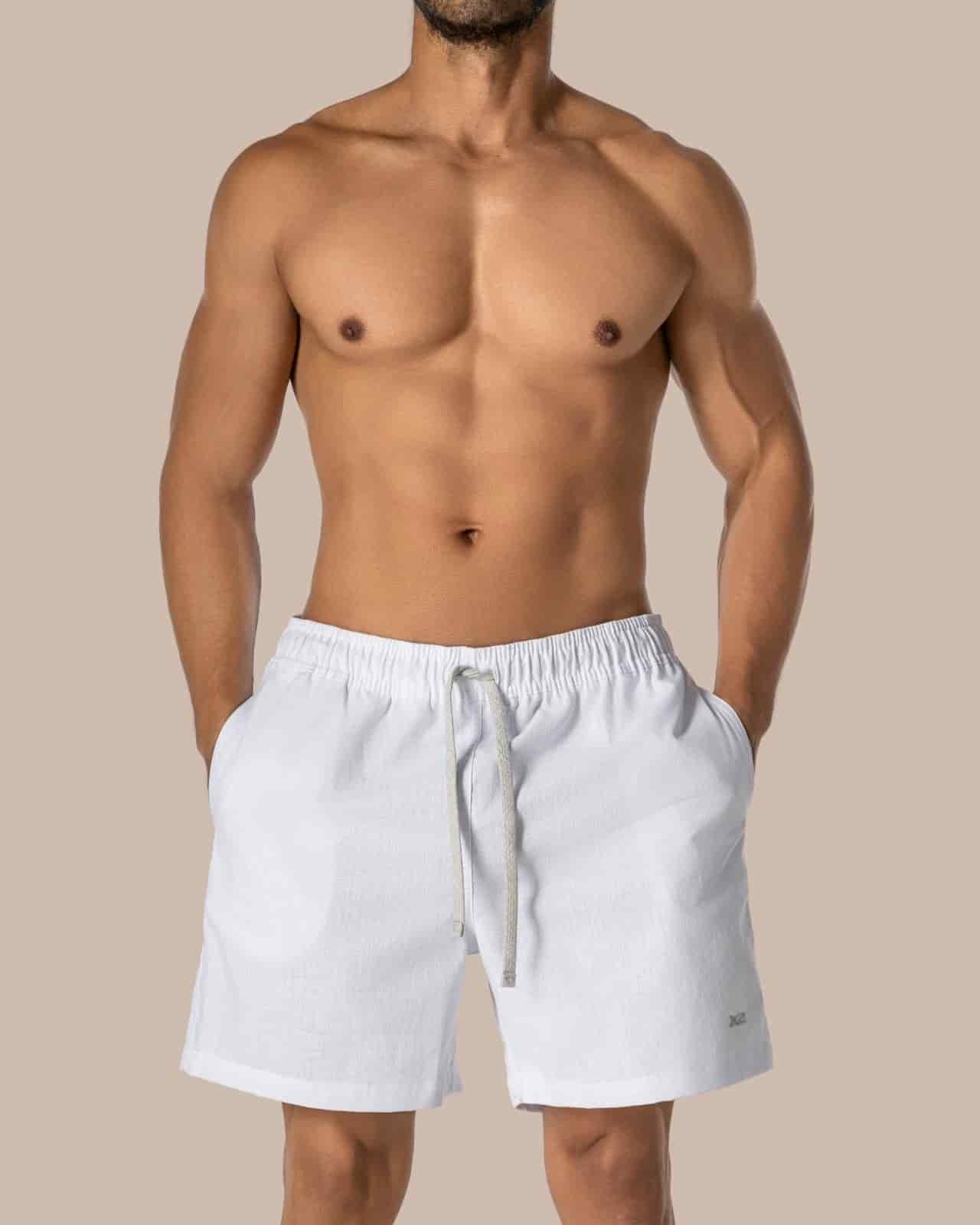 Bermuda Casual Algodón Blanco X2 - miniatura 6