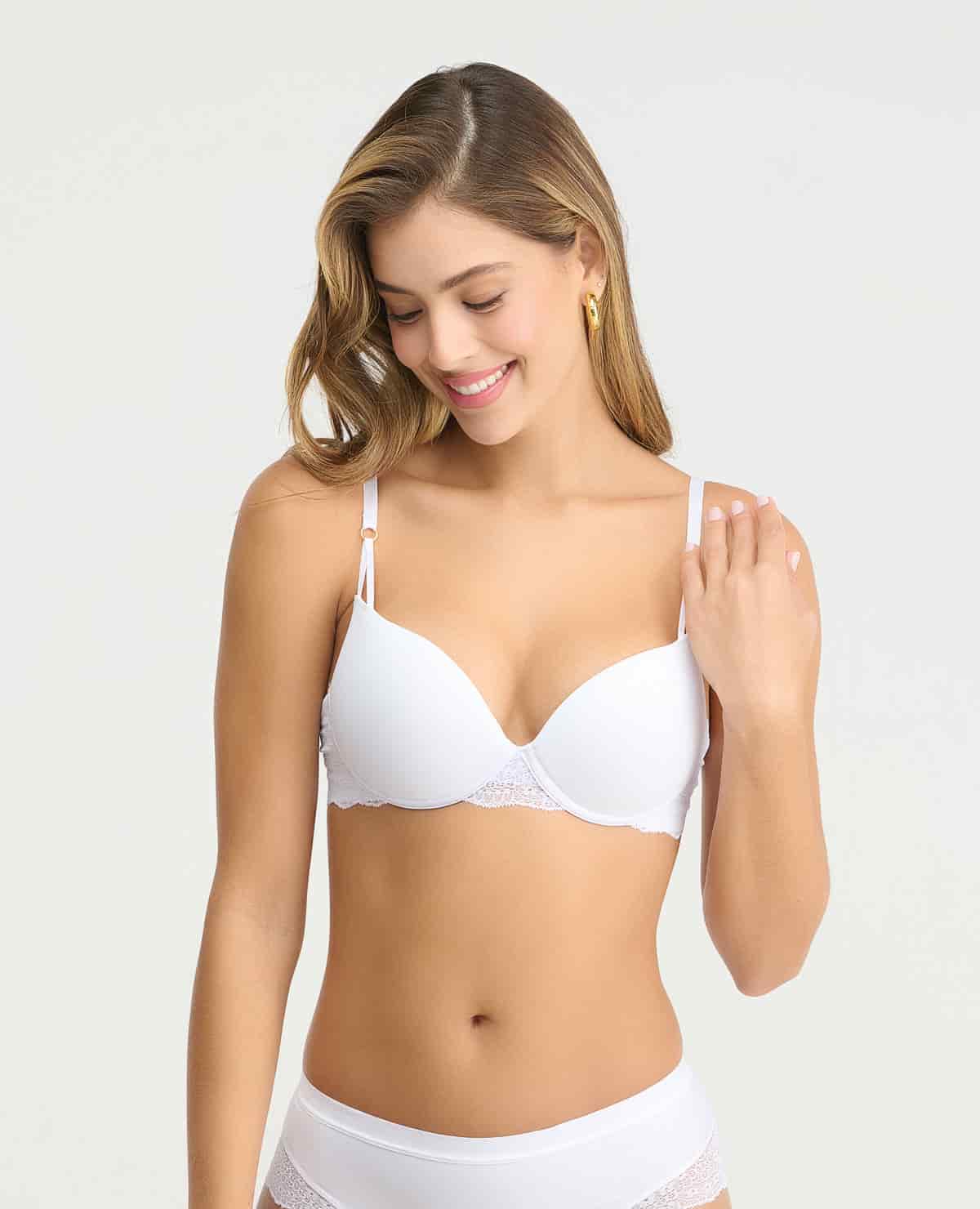 Brasier Realce Medio | Escote Profundo | Cargaderas Ajustables - miniatura 1