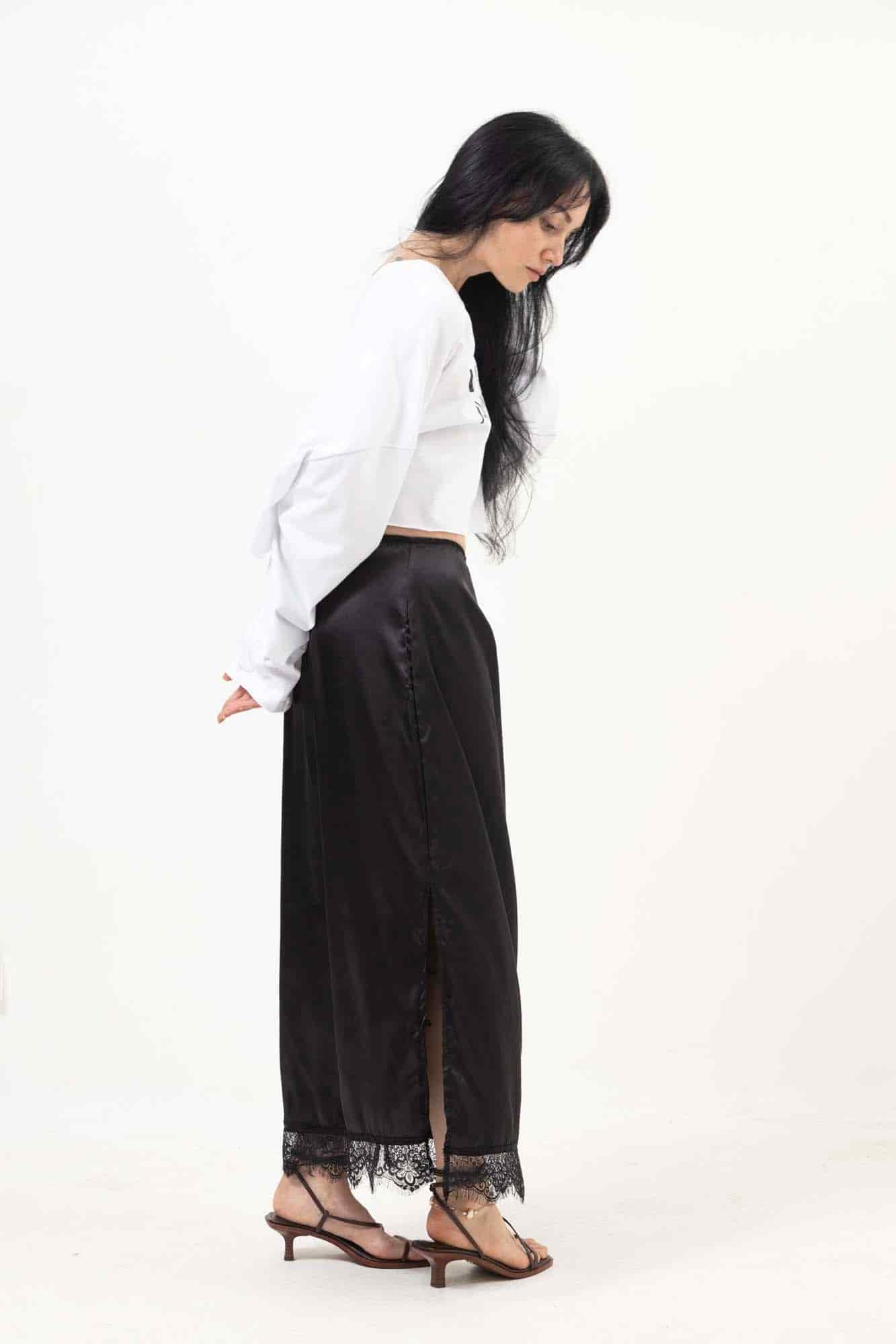 SATIN SKIRT - miniatura 10