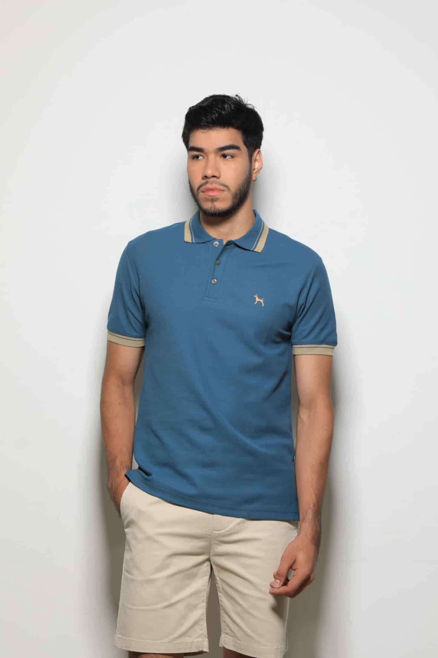 Polo Básica Azul Acero - miniatura 2