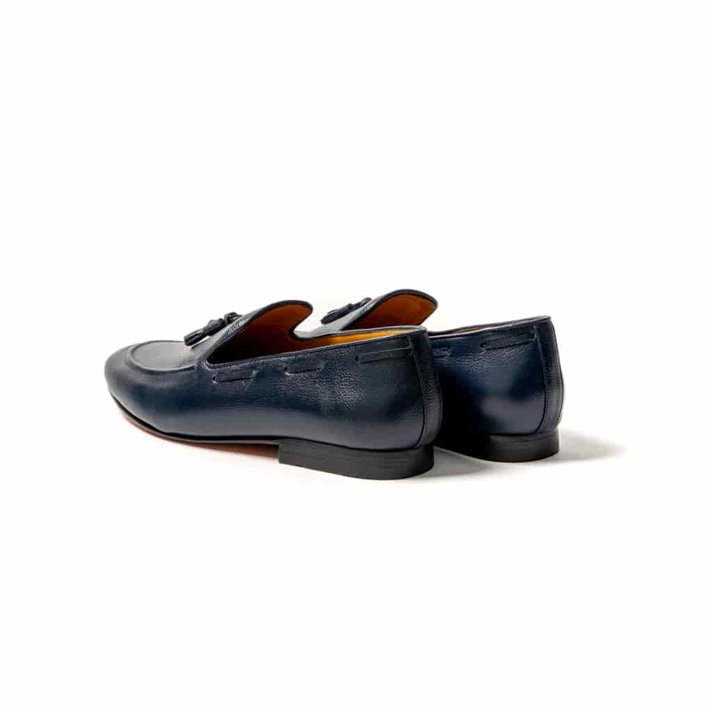 Loafers cuero azul - miniatura 3