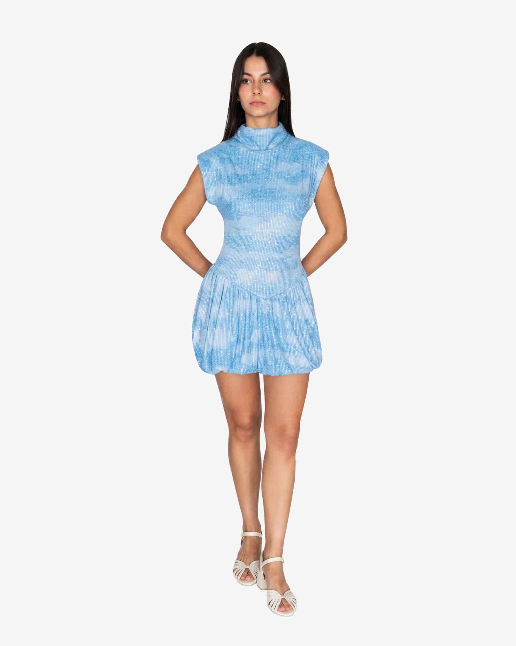 Midnight Sequin mini Dress - miniatura 1