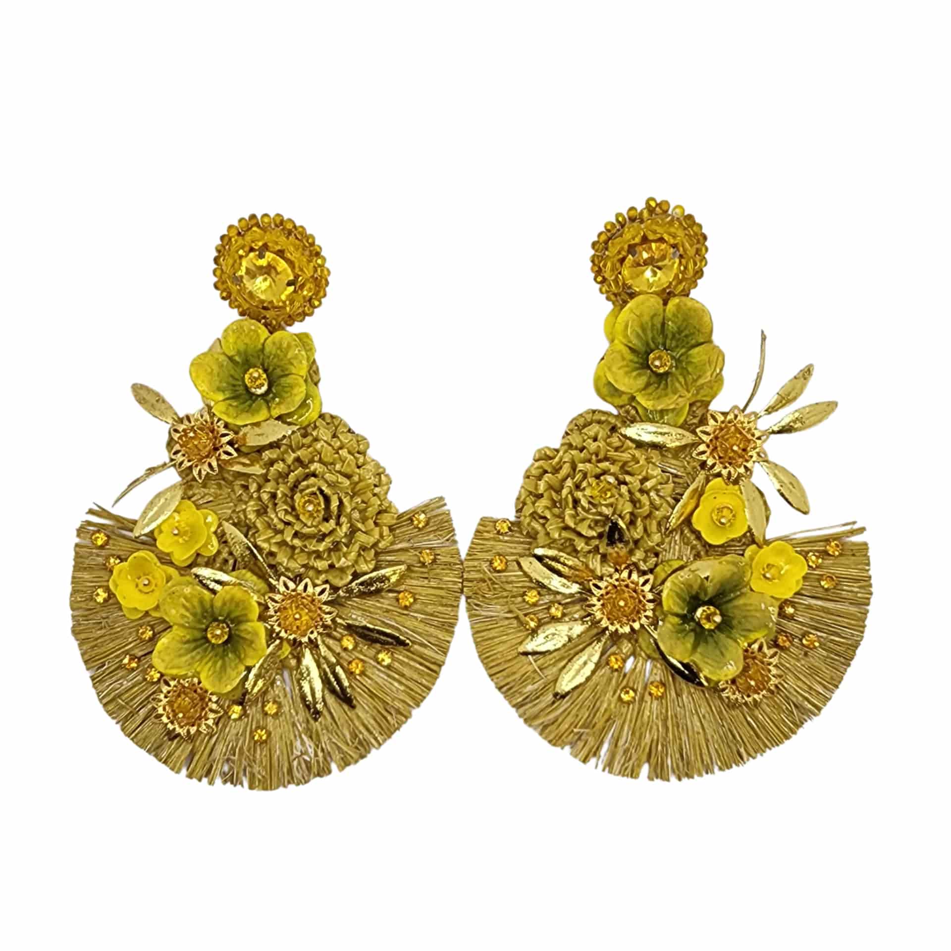 Splendid Green Apple Earrings - miniatura 1
