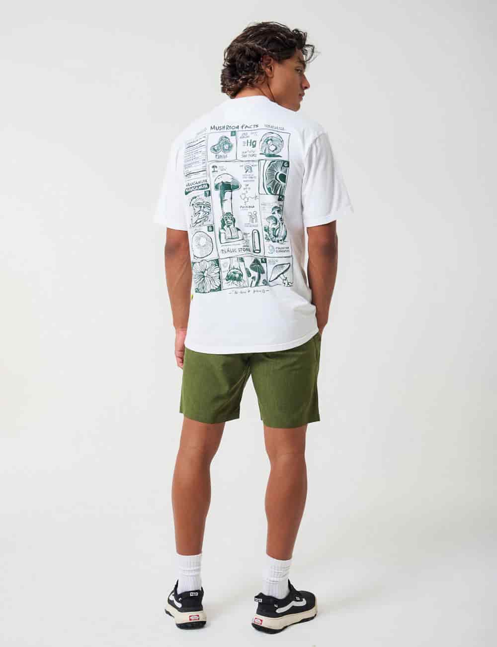 Camiseta Oversize Micelio crudo Unisex - miniatura 4