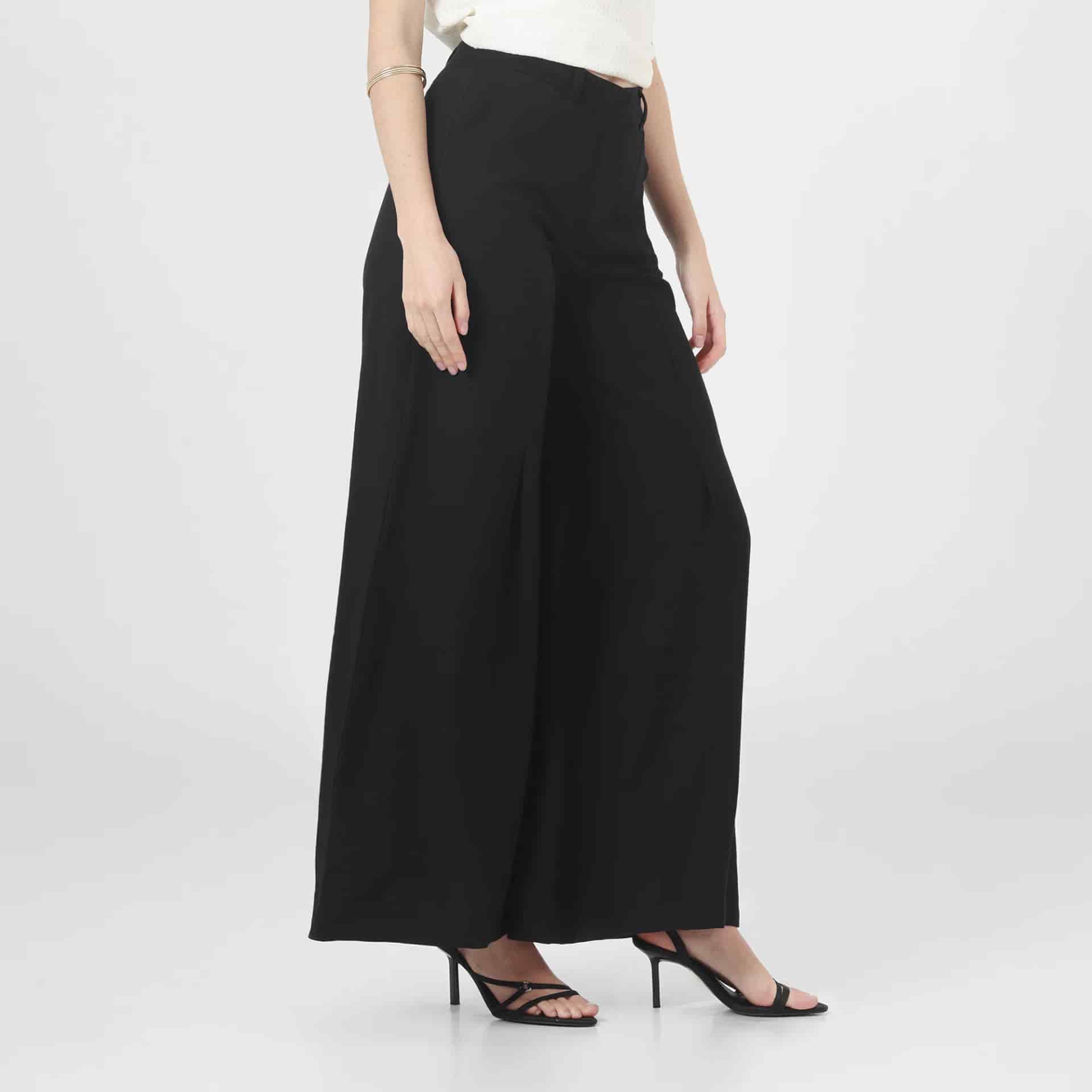 Pantalon Tiro Alto Bota Palazzo - miniatura 6
